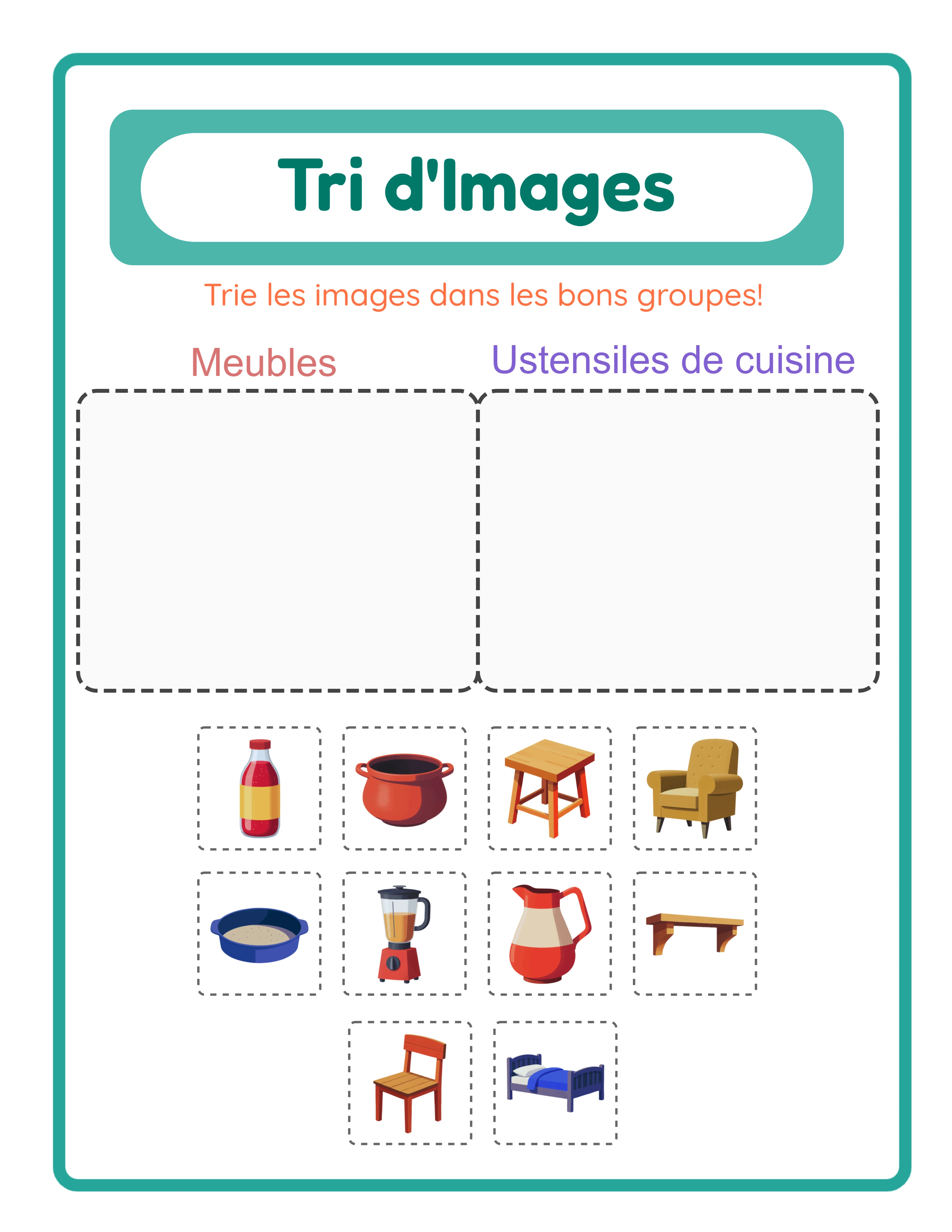 Trier les images par catégories — Fiche en vedette