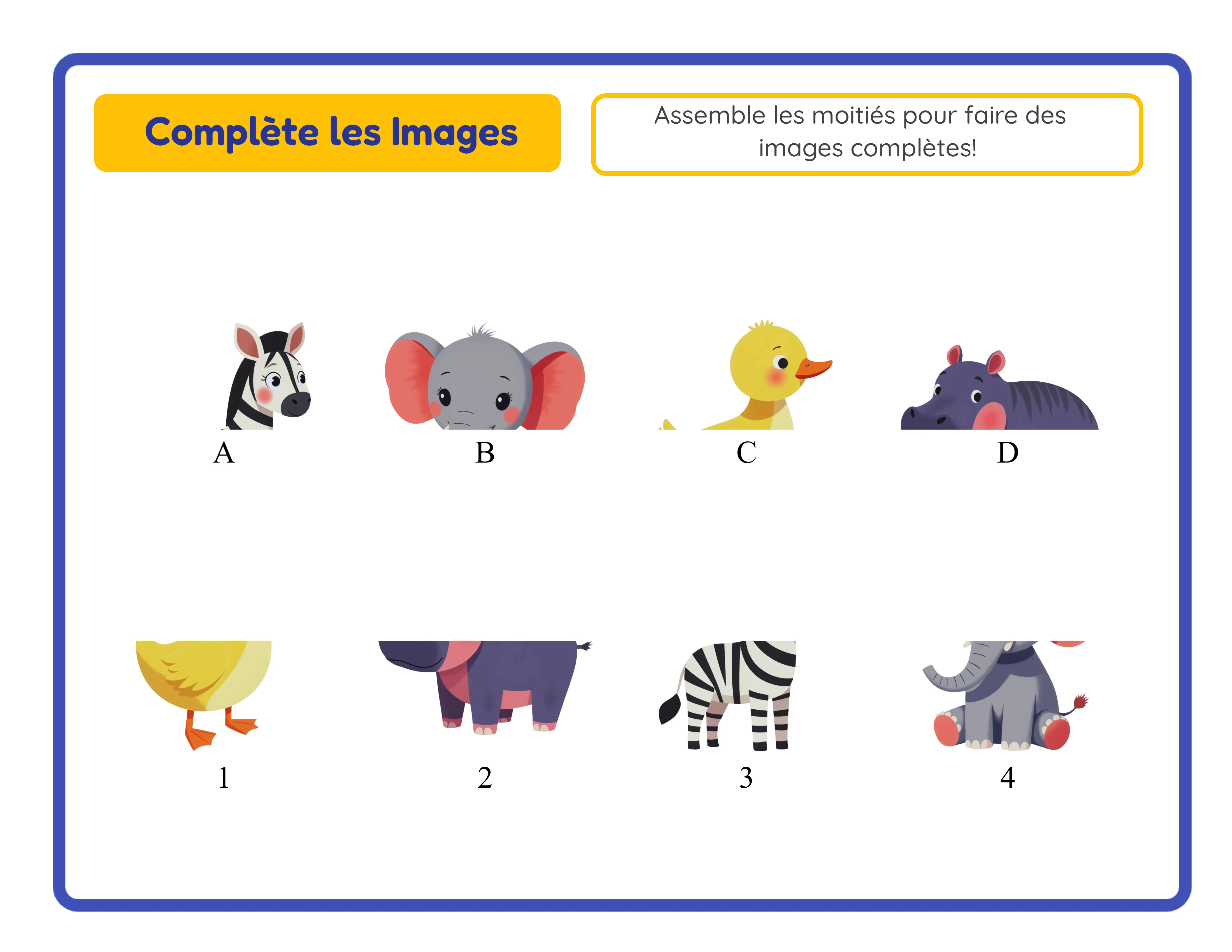 Ombres — puzzles d'ombres thématiques
