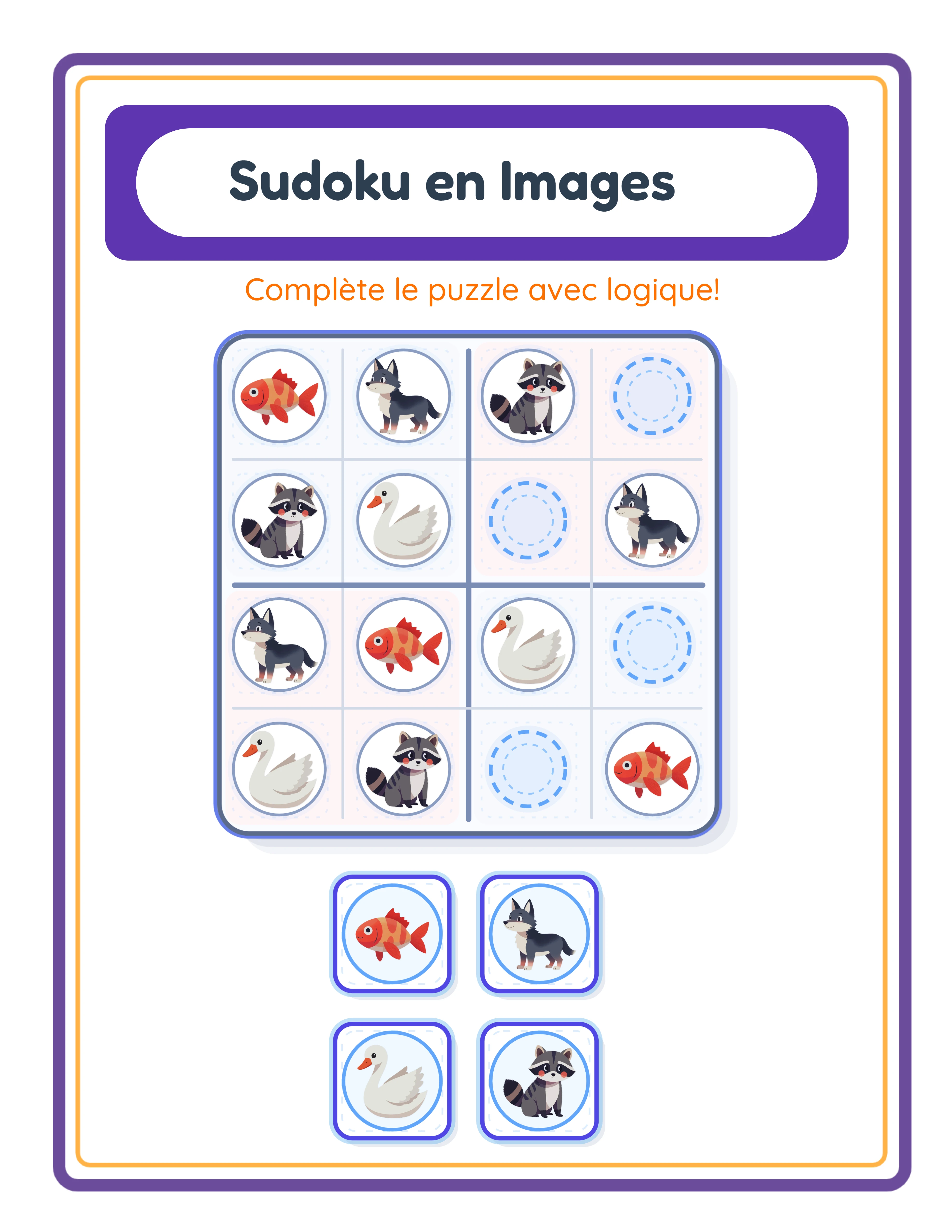 Puzzle sudoku démontrant la distribution de produits agnostique des plateformes