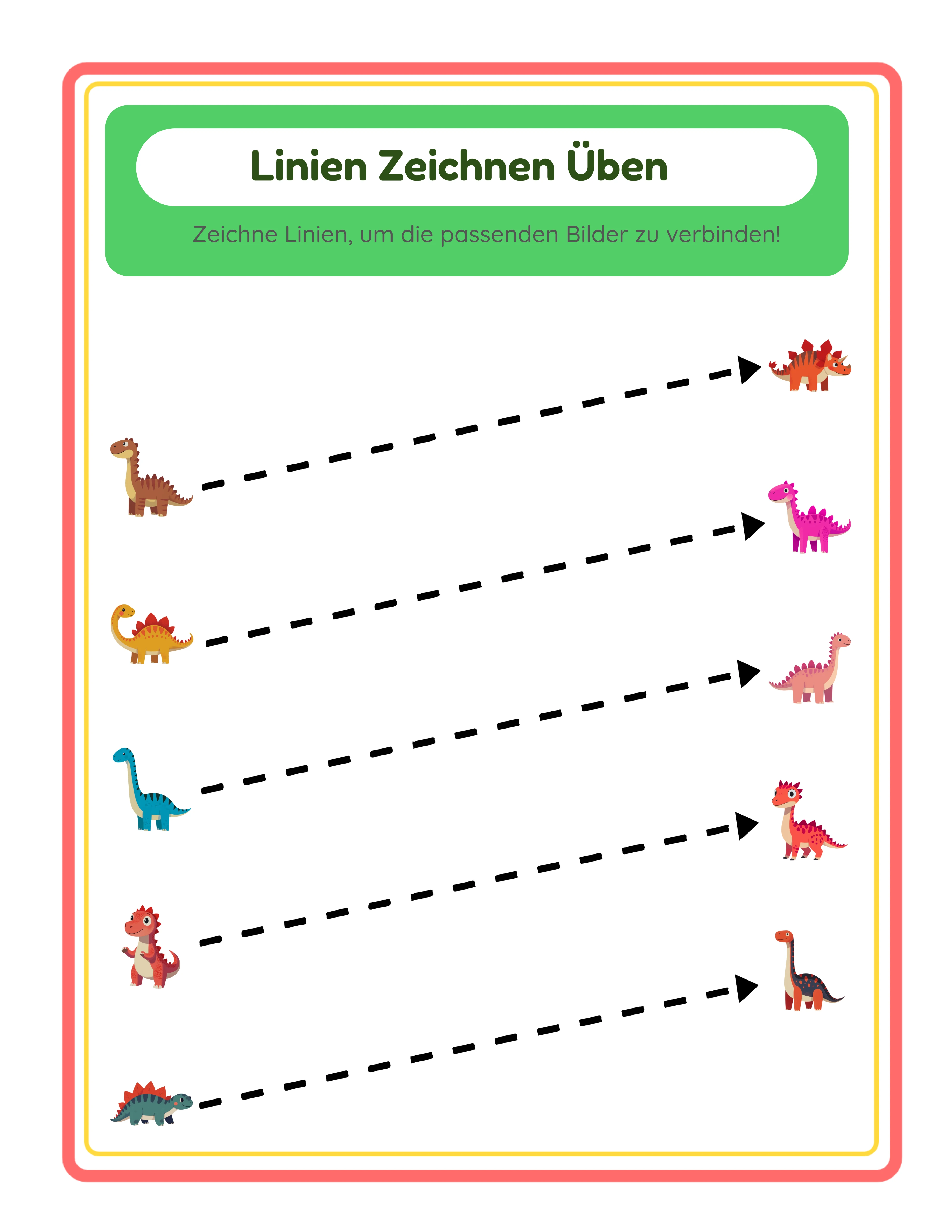 Linienzeichnen — thematische Variante