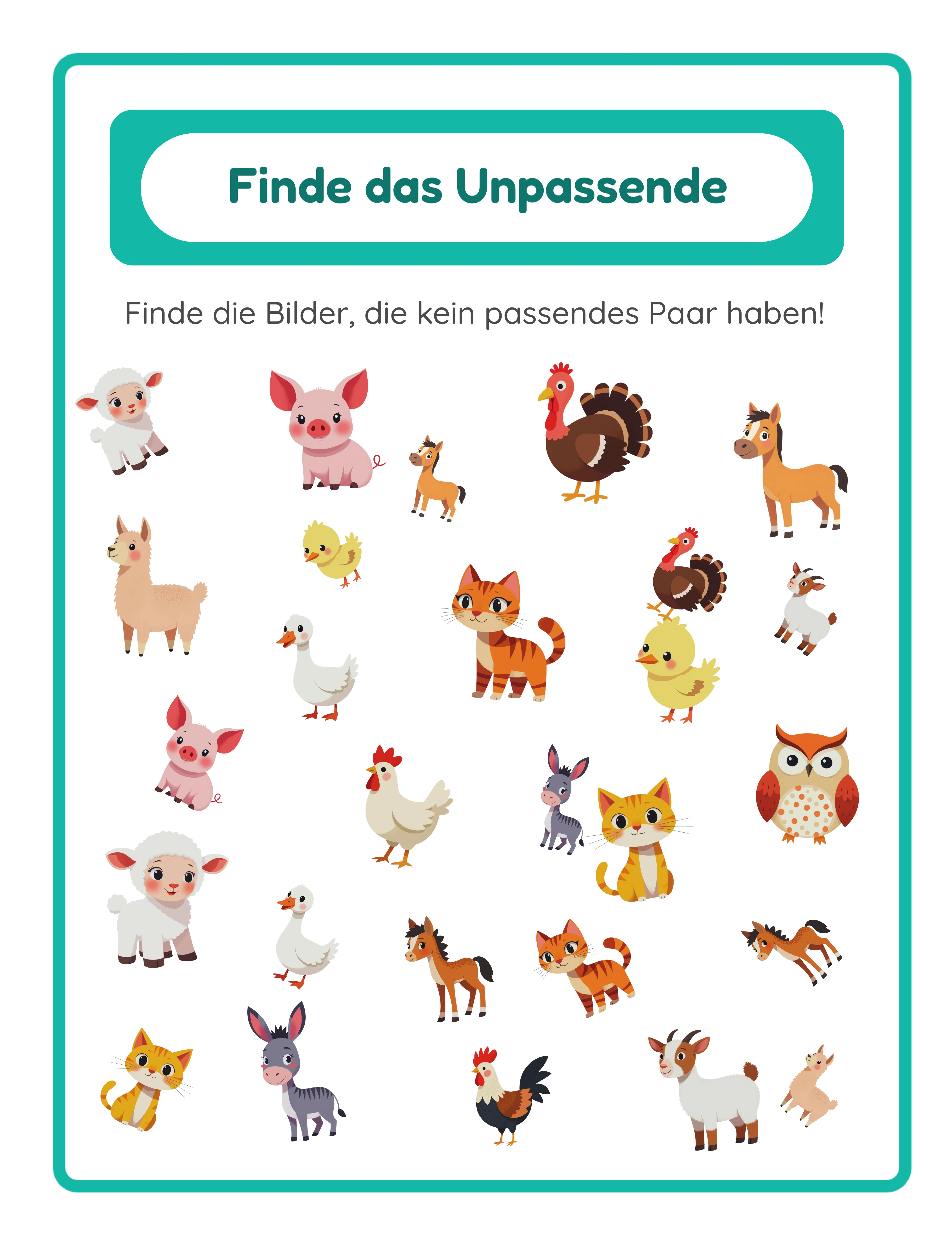 Versteckte Objekte aufspüren — Arbeitsblatt Beispiel 3