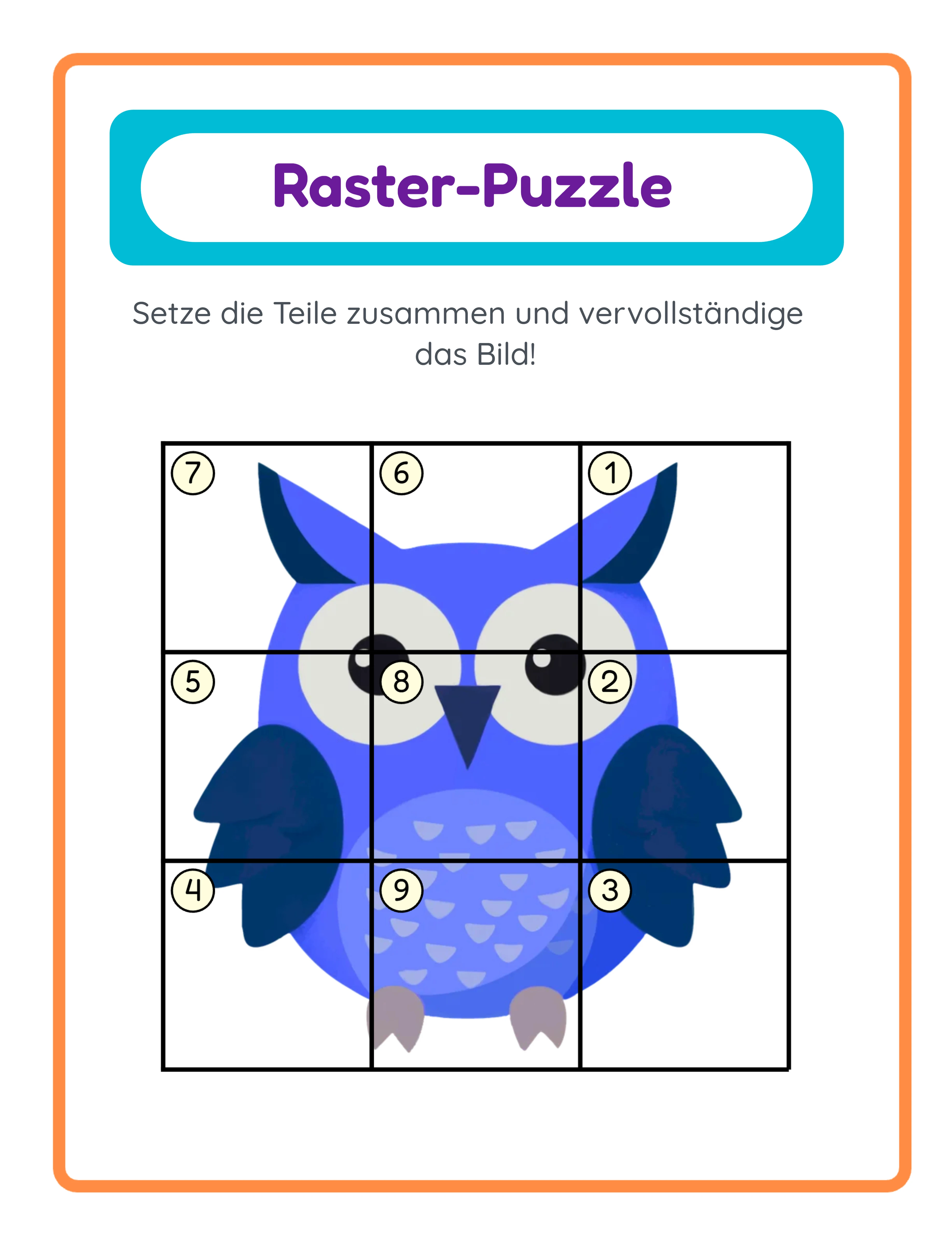 Raster-Zuordnungs-Lösungsschlüssel