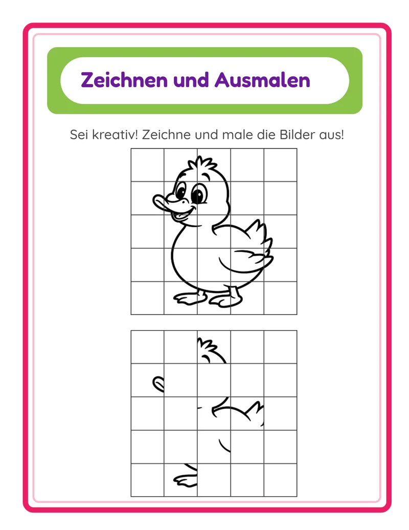 Zeichnen und Ausmalen