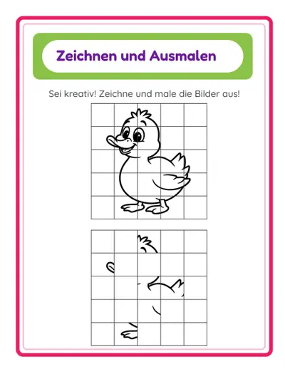 Zeichnen und Ausmalen