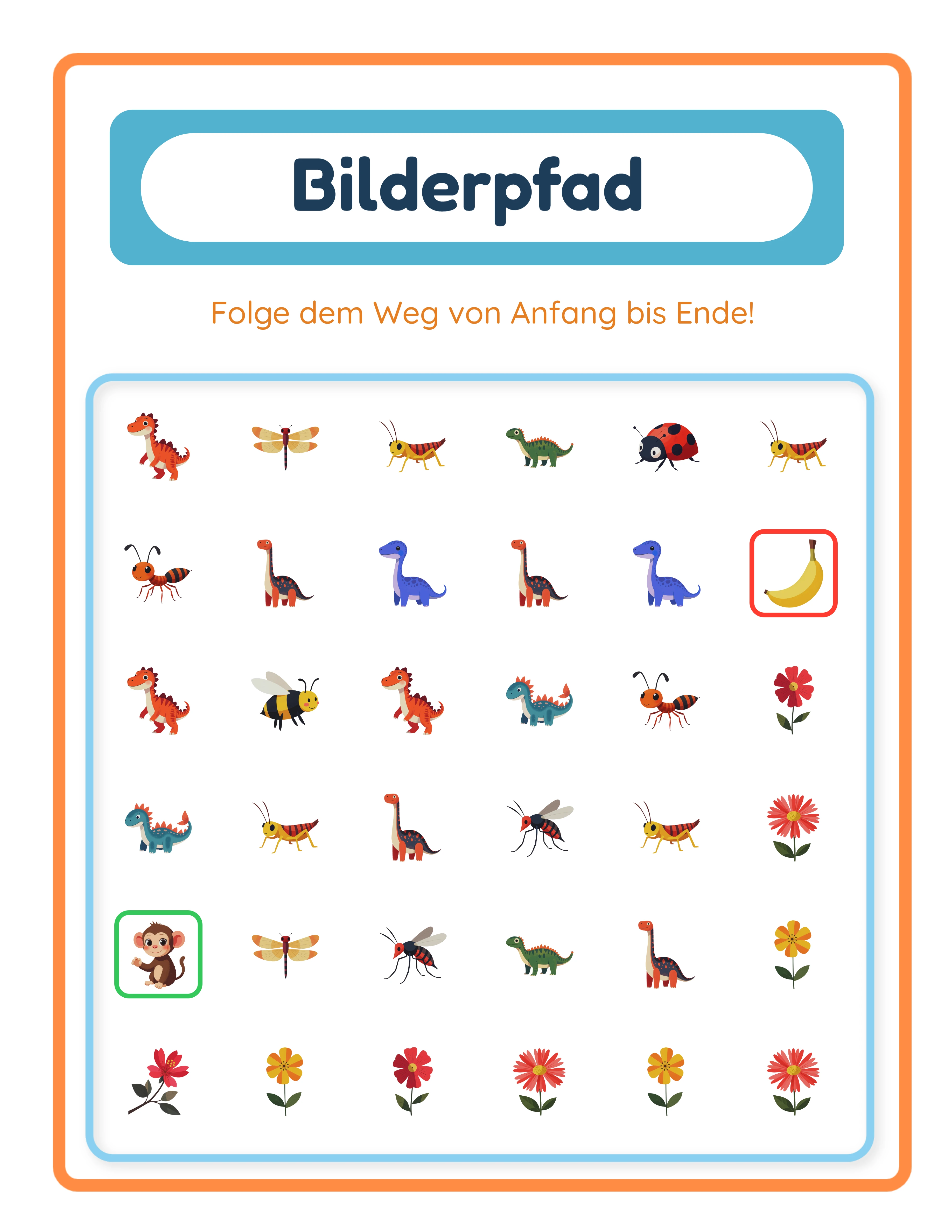 Bilderpfad — fortgeschrittene Herausforderung