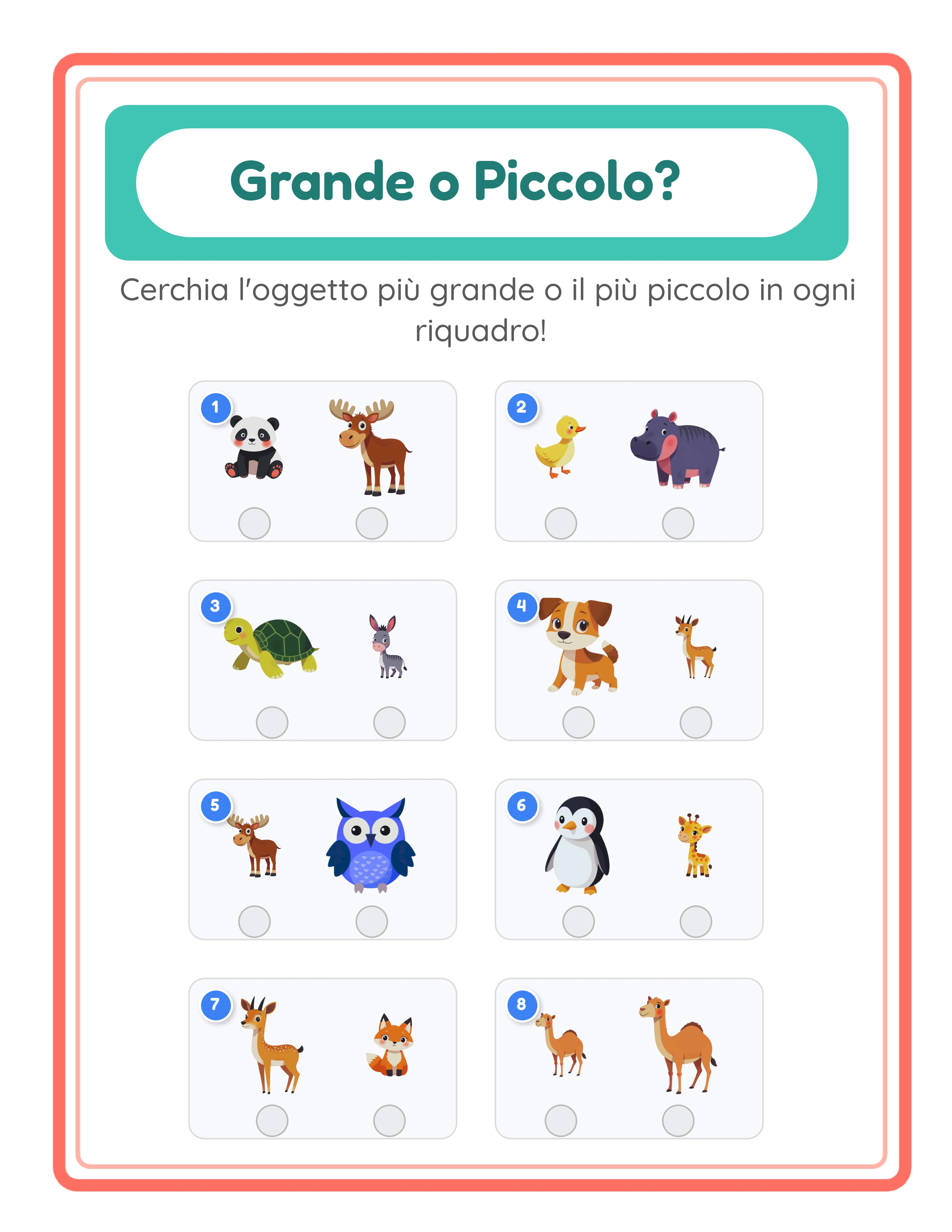 Scheda di Confronto dimensioni professionale