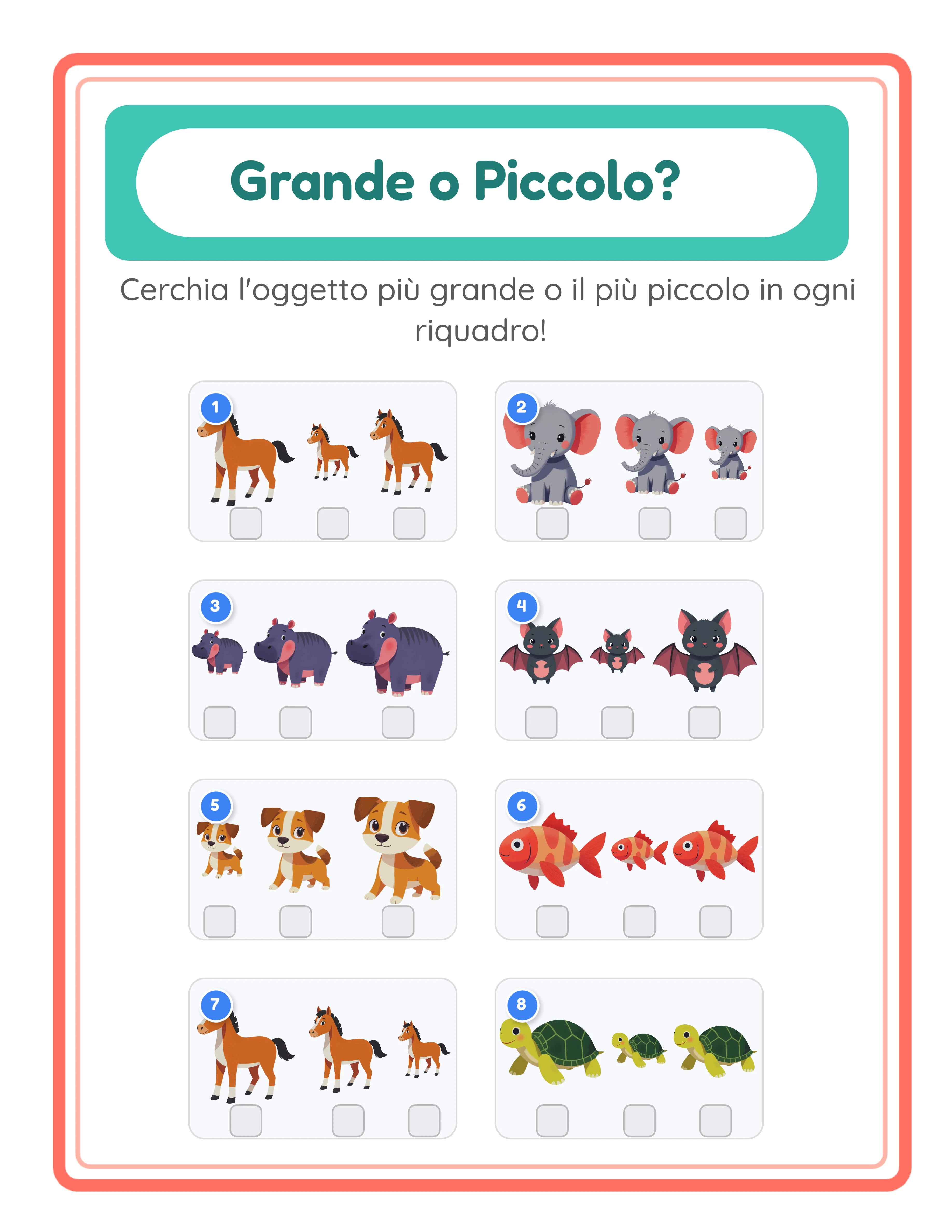 Grande e piccolo — ordine dei numeri