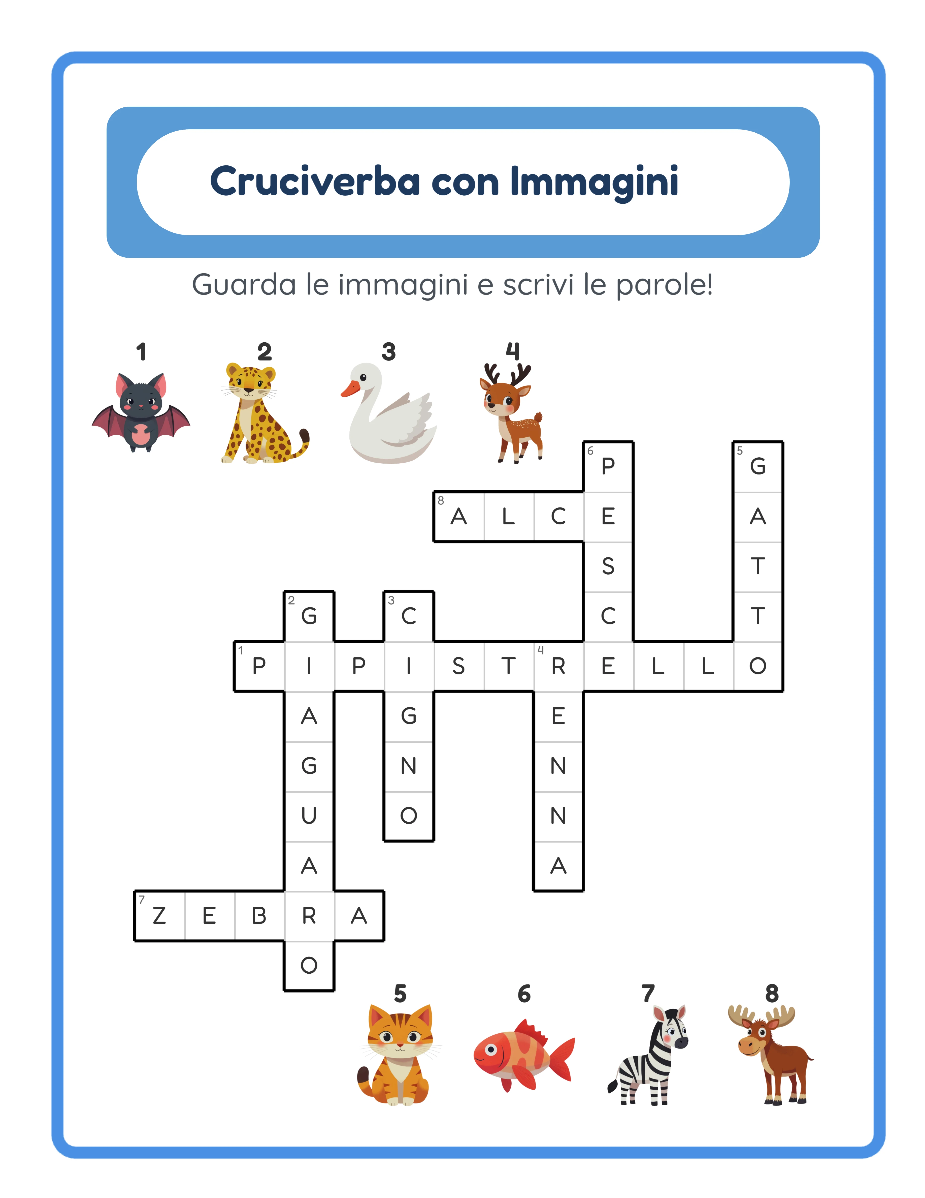 Chiave di risposta cruciverba