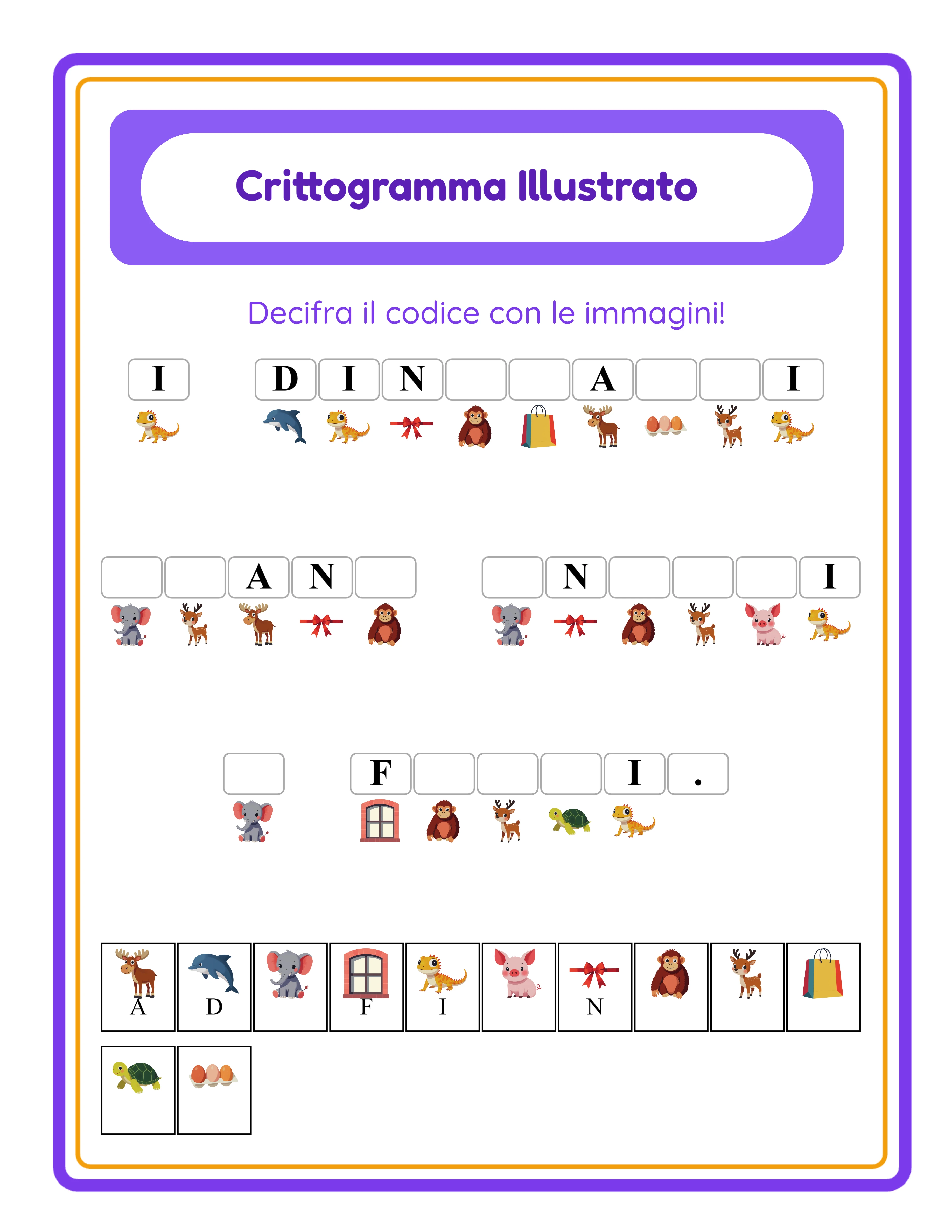 Advanced cryptogram — complex picture cipher
