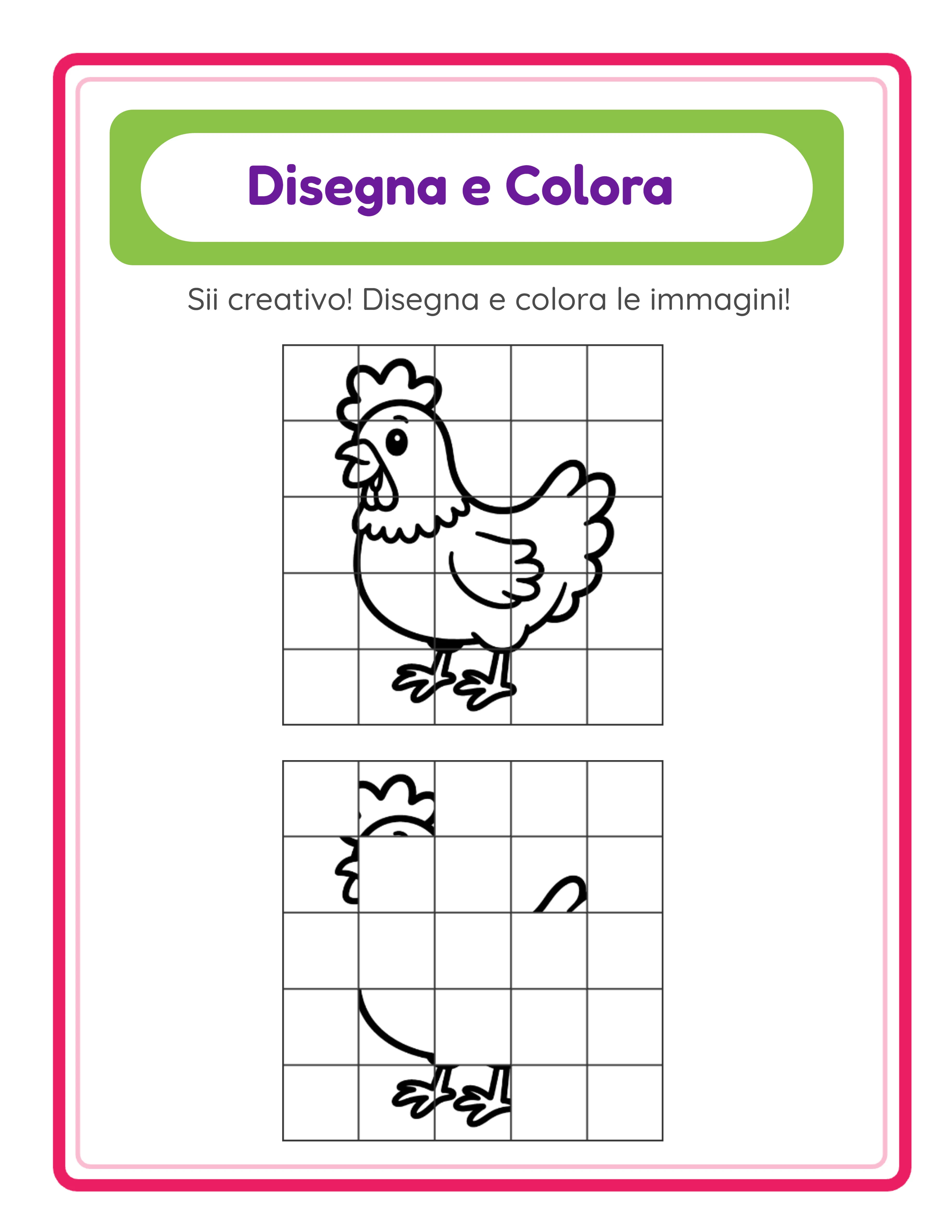 Scheda disegno su griglia con percentuale di indizi al 10% che mostra celle di riferimento minime in una griglia grande per sfida di riproduzione di livello esperto
