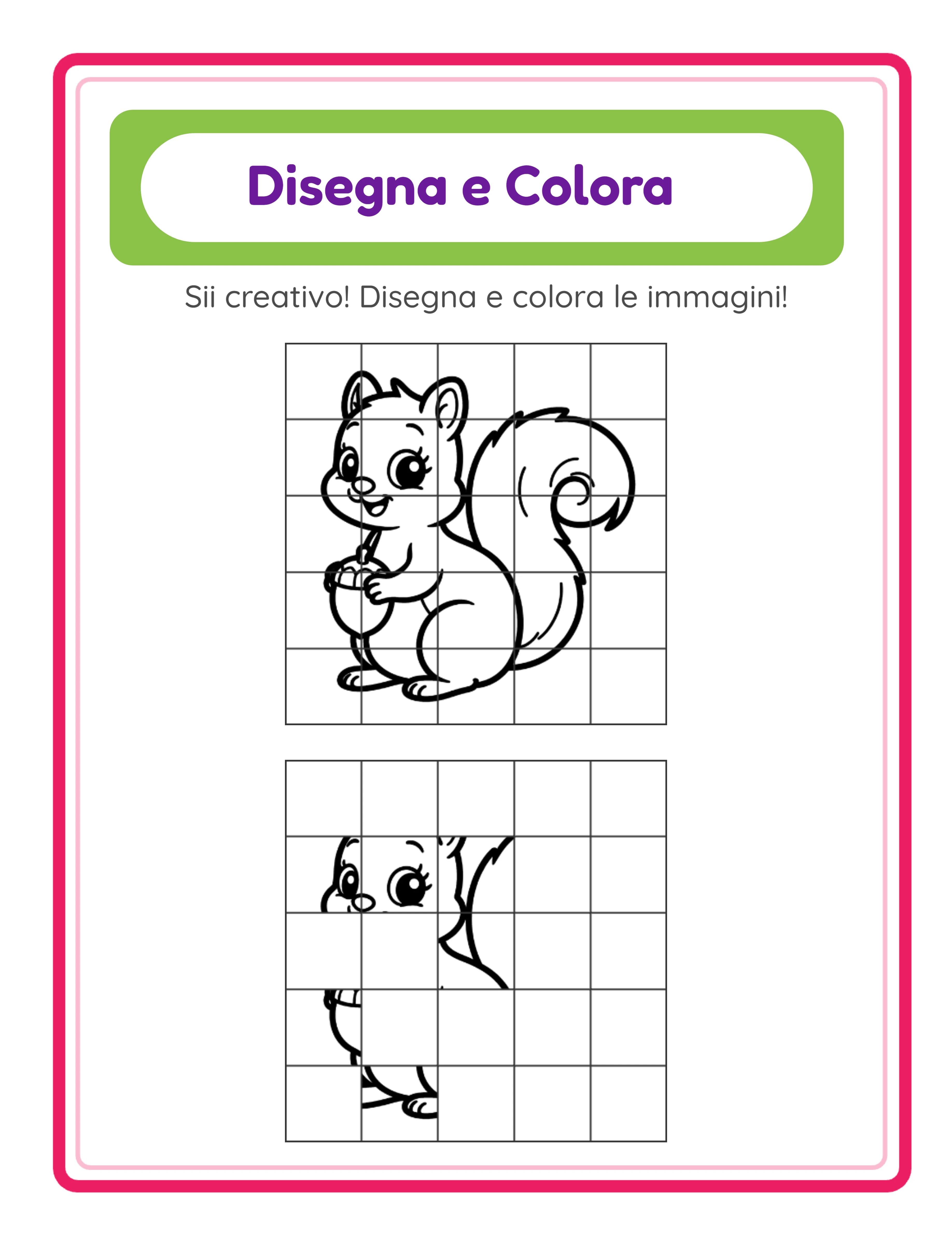 Scheda di disegno a griglia professionale