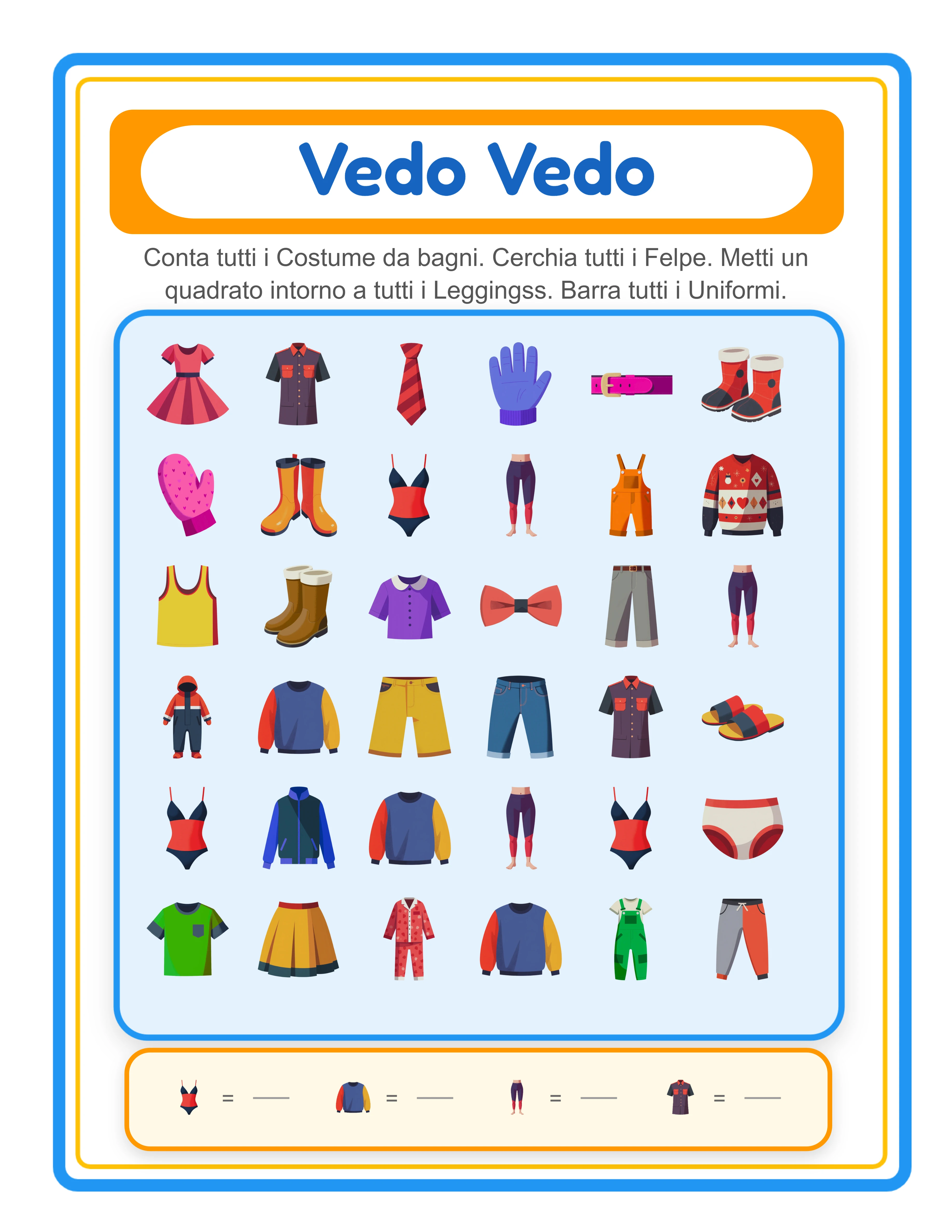 I Spy counting activity — themed search challenge