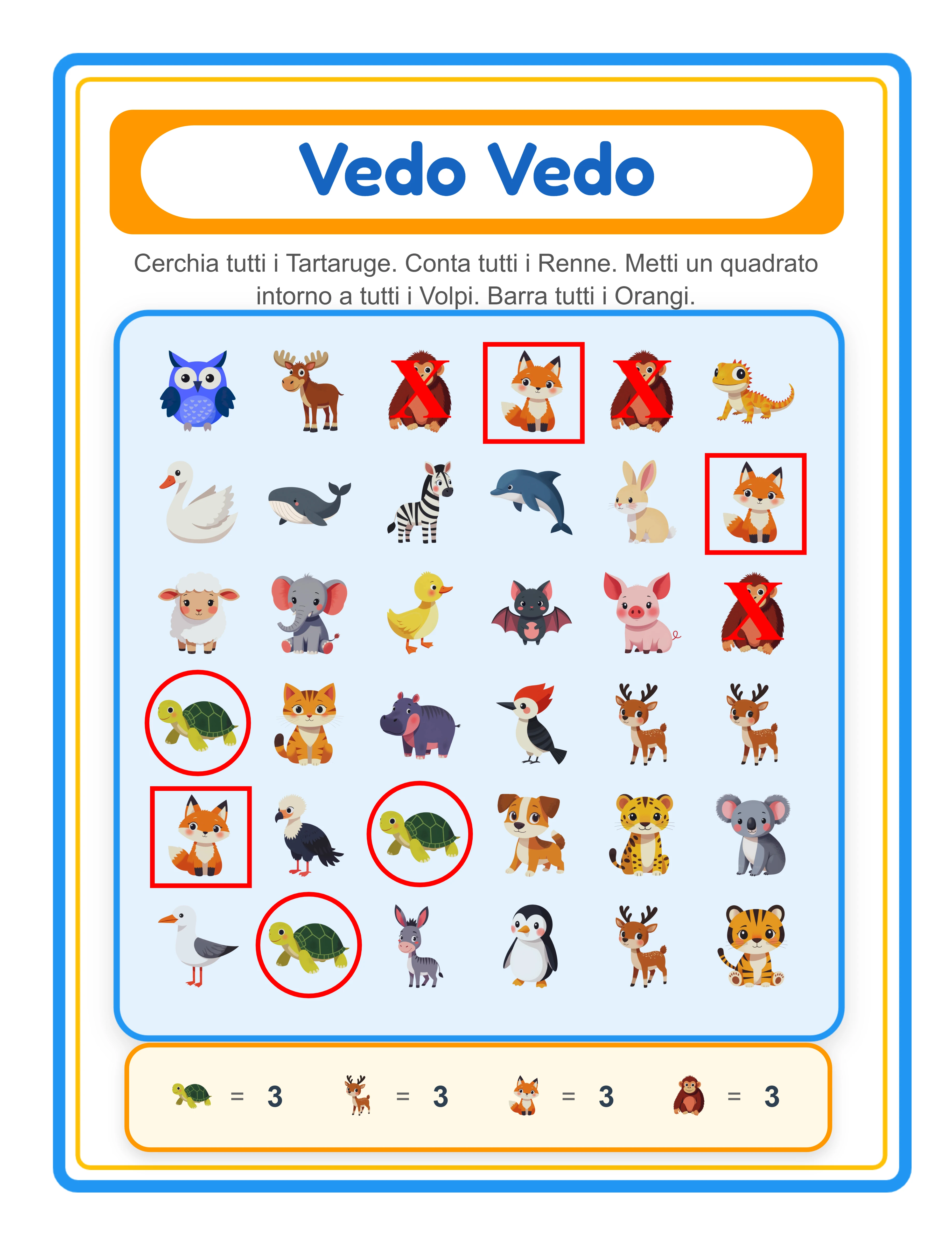 Chiave di risposta cerca e trova