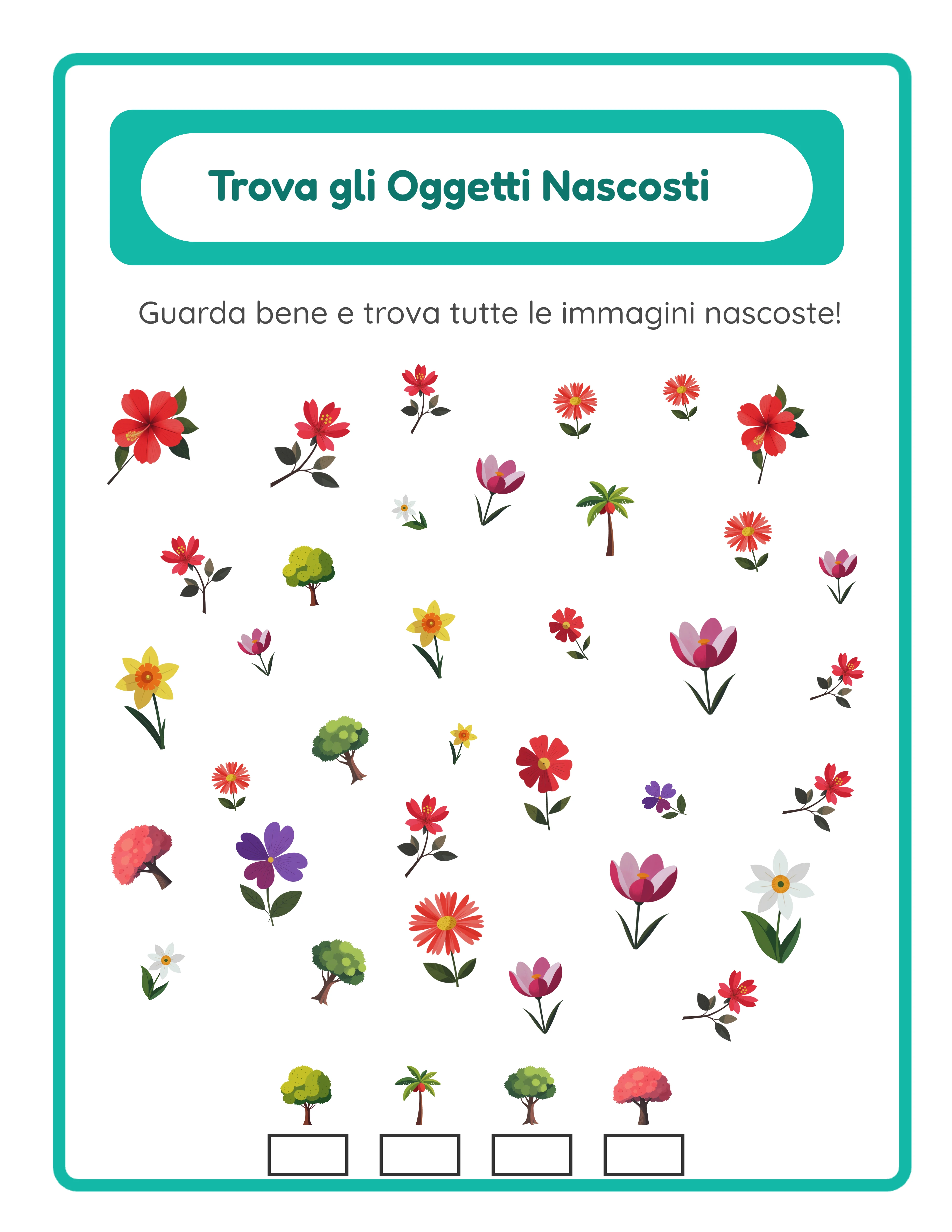 Trova gli oggetti — sfida di individuazione avanzata