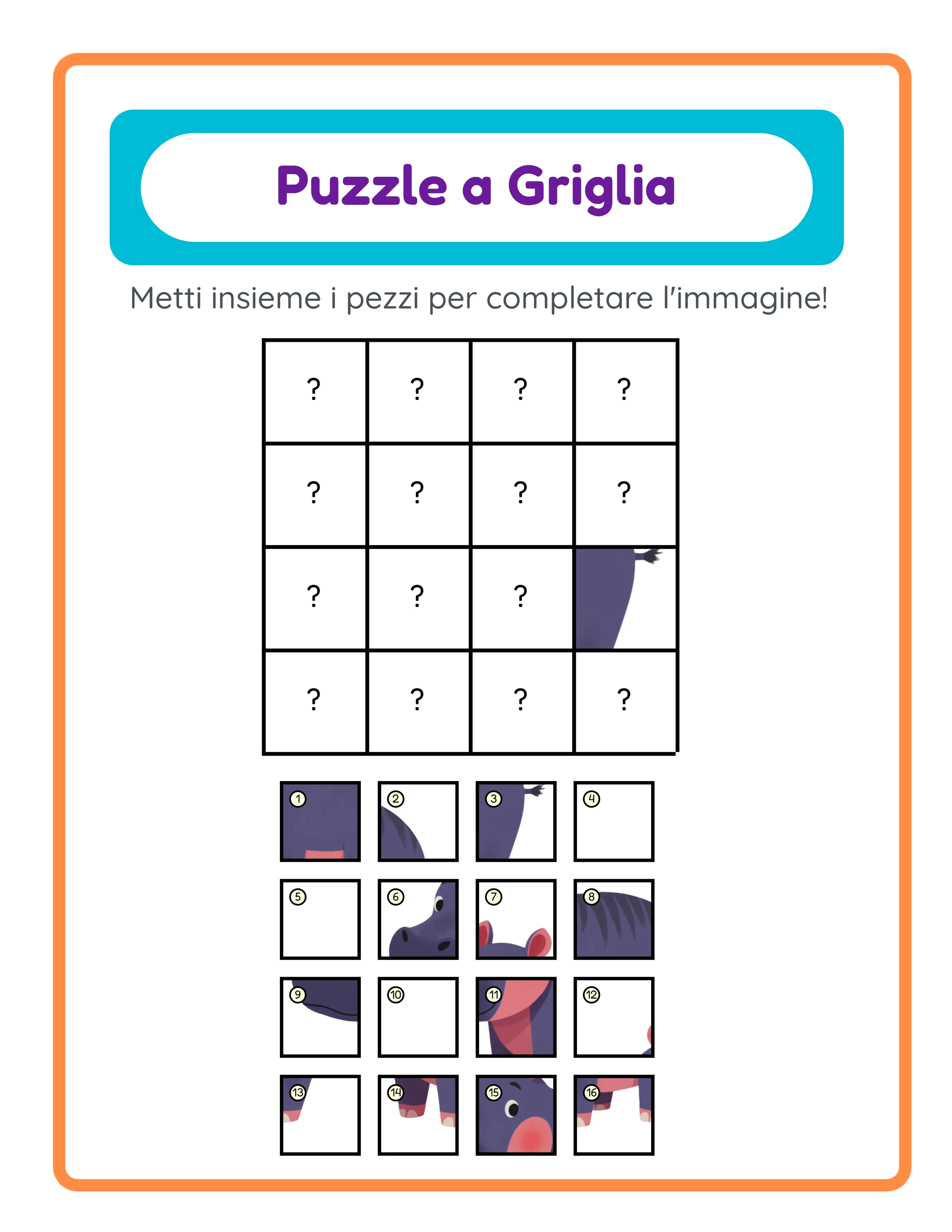 Griglia — puzzle tematico