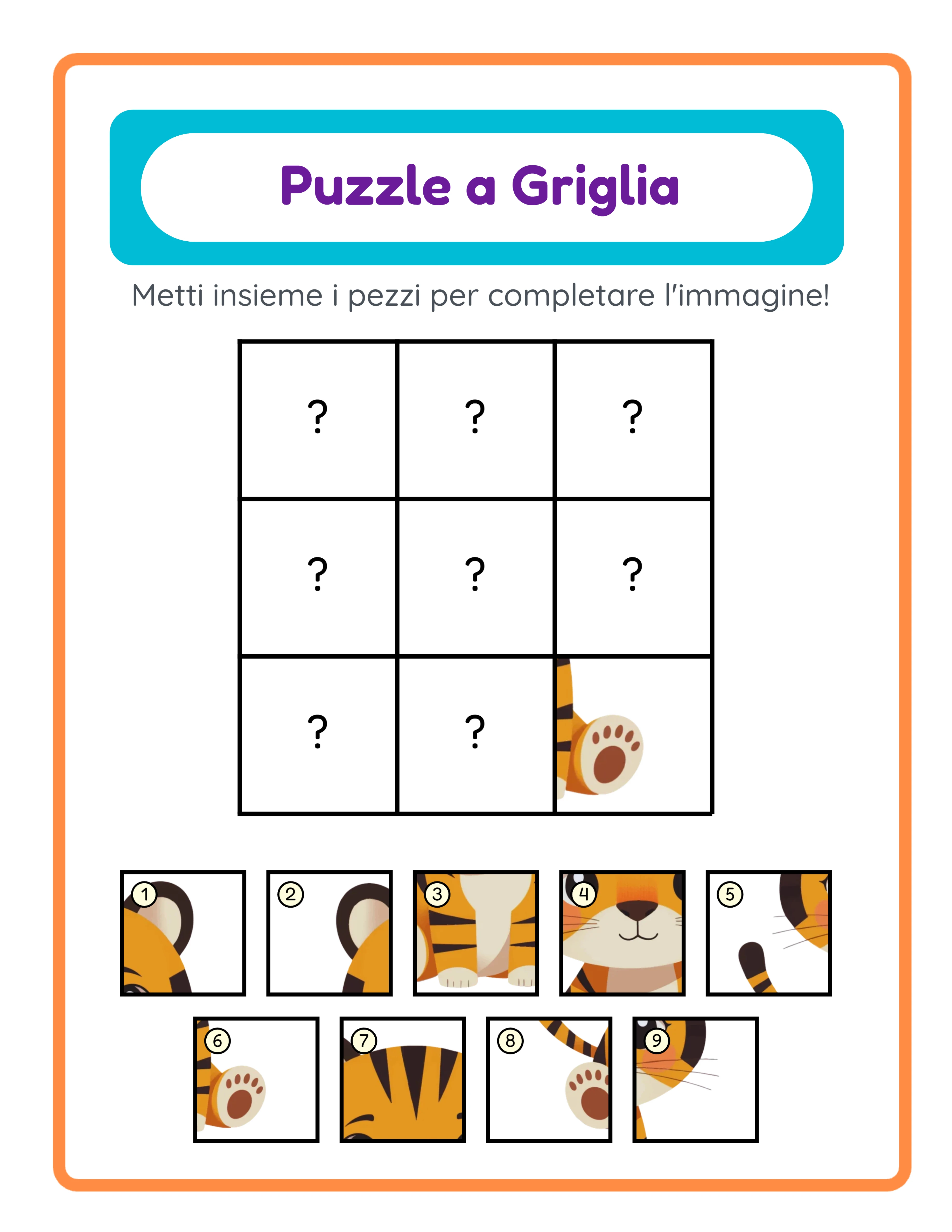 Scheda a griglia professionale