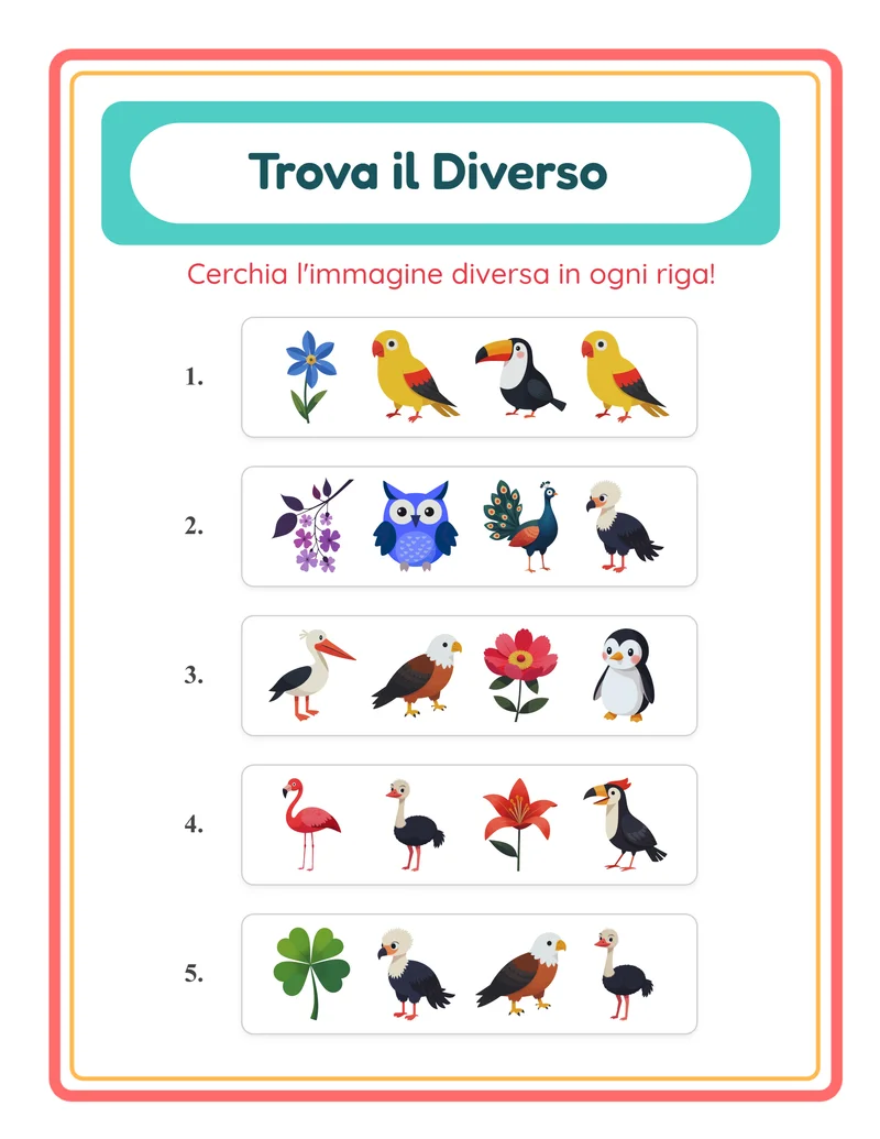 Trova il diverso