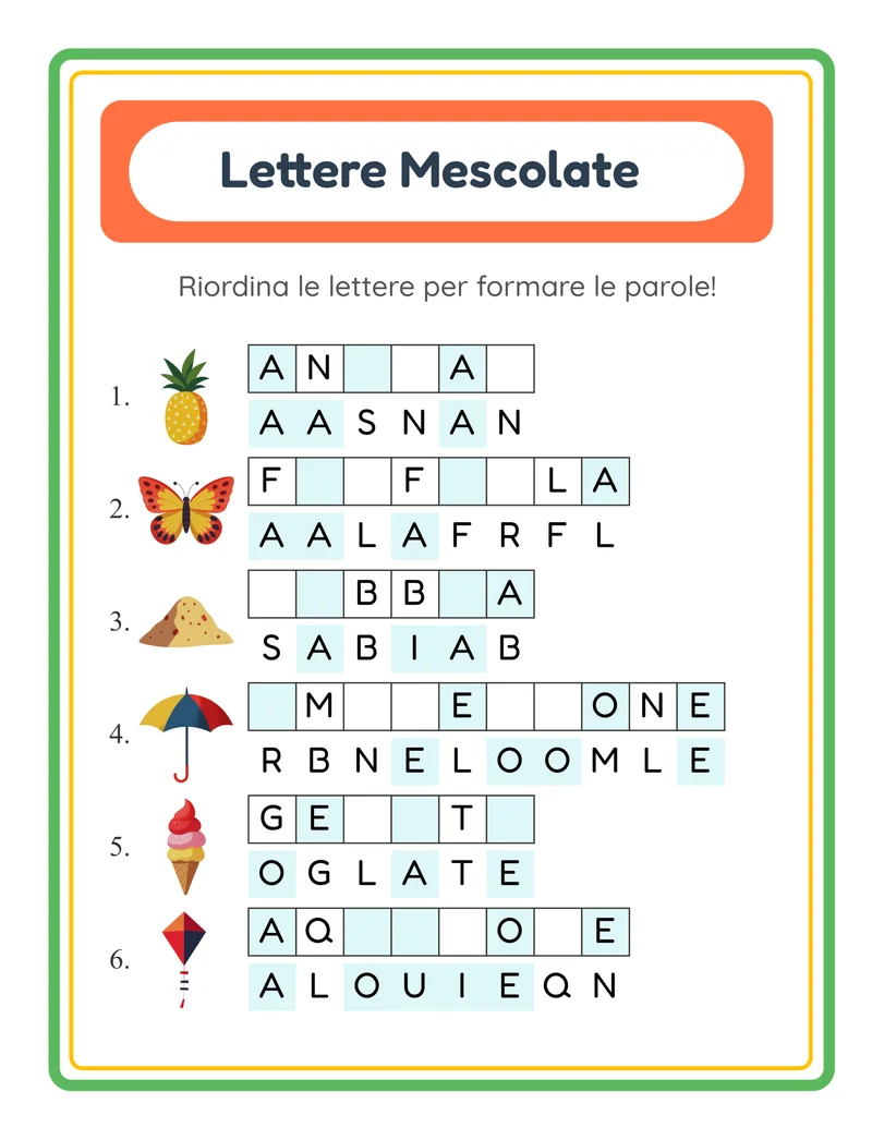 Lettere Mescolate