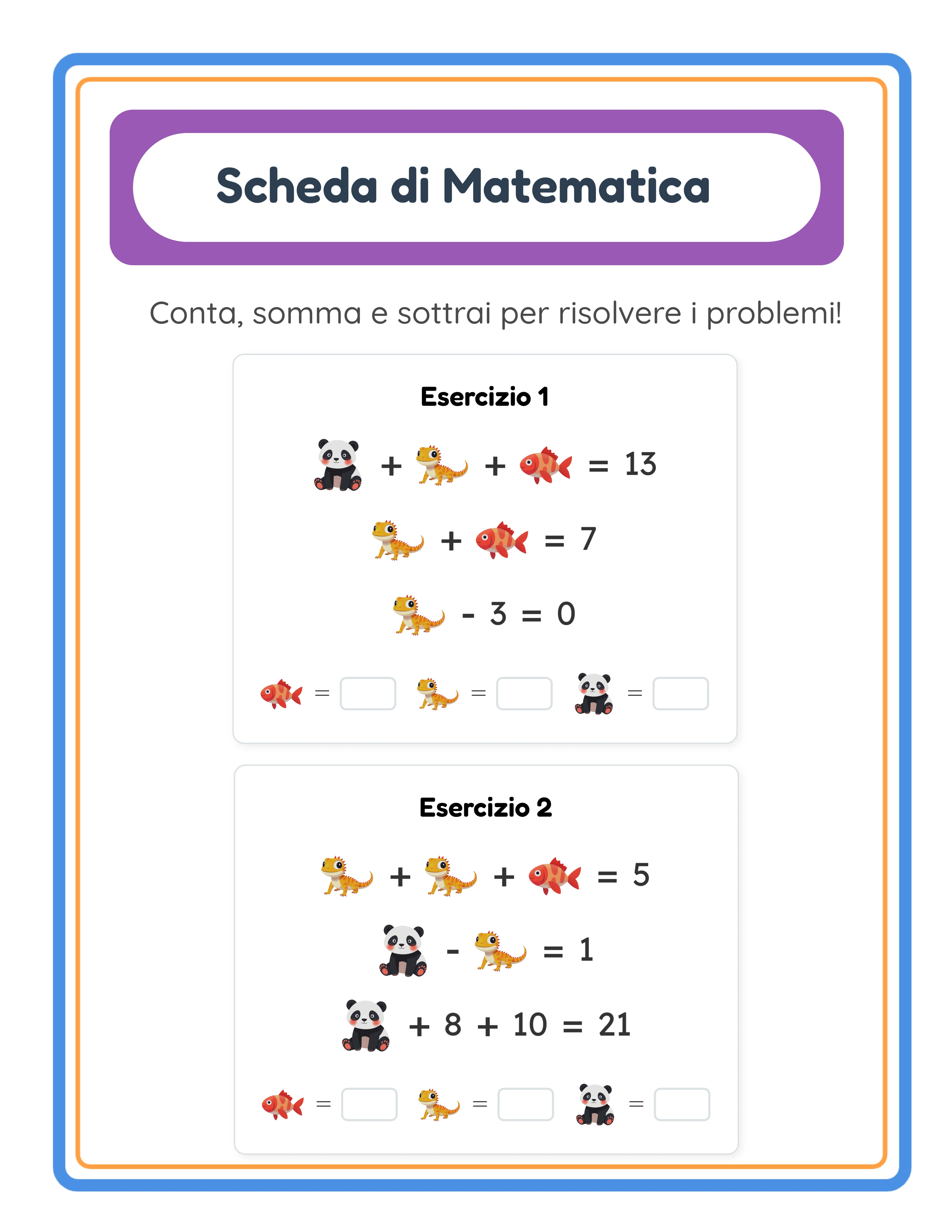 Advanced picture algebra — multi-step equations