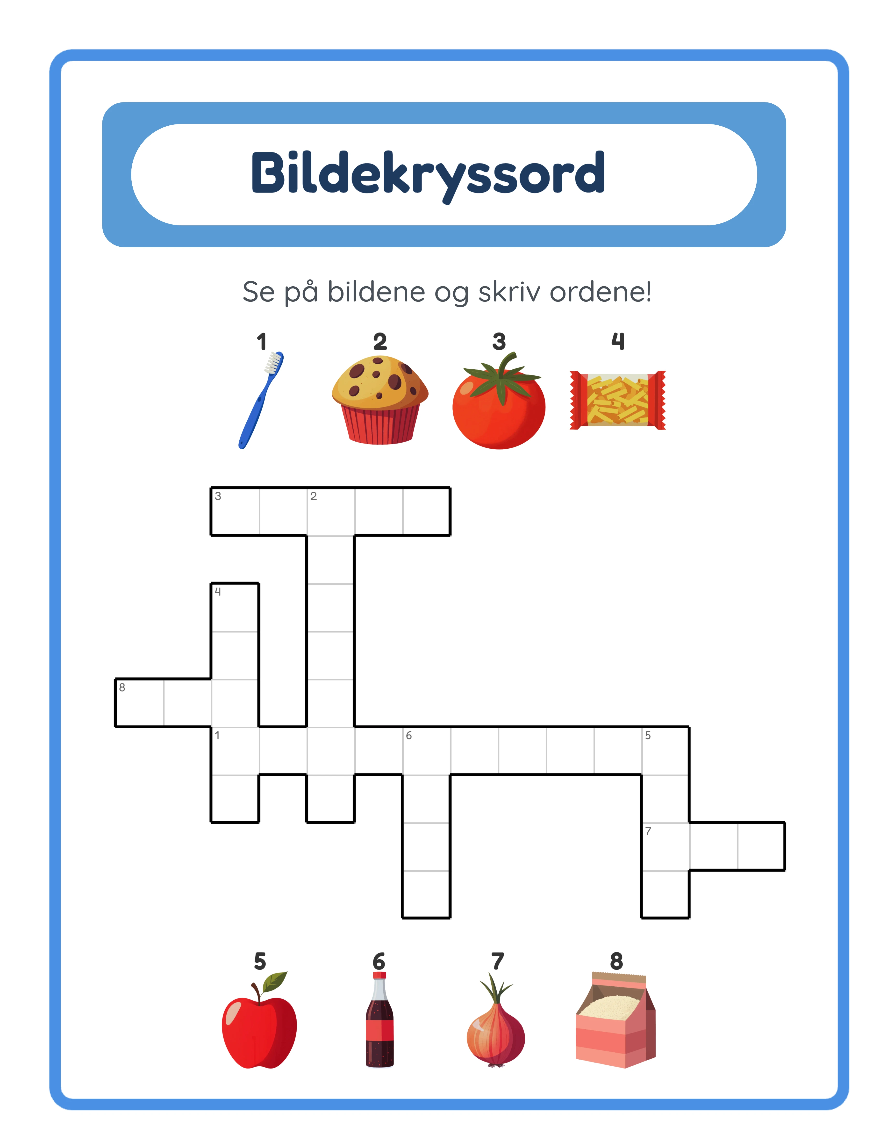 Picture crossword — advanced challenge