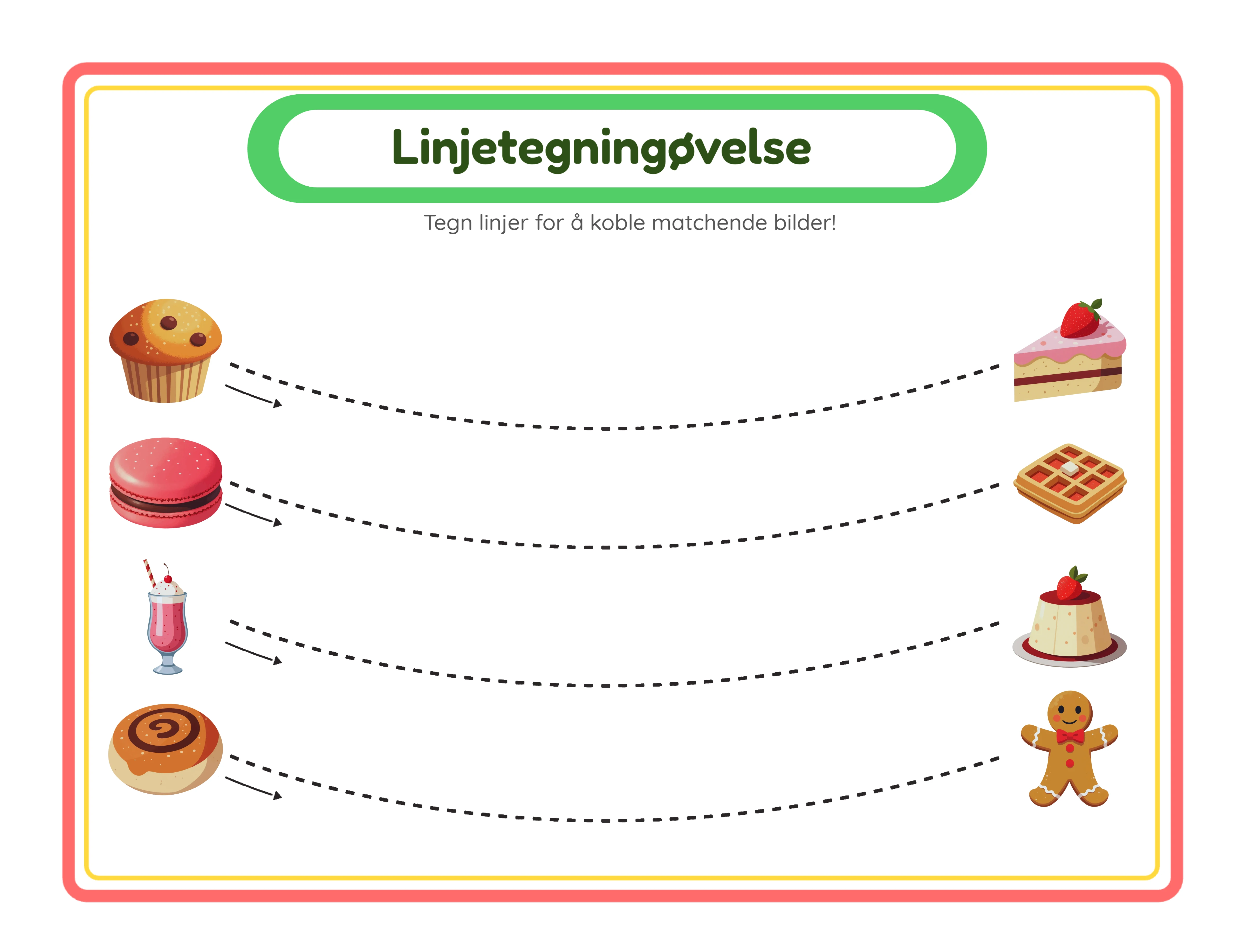 Drawing lines — curved line practice