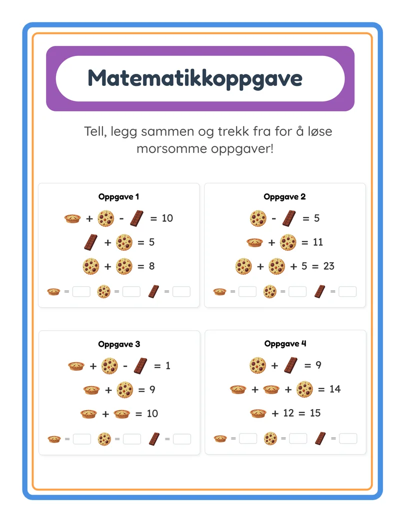 Matematikkoppgaver