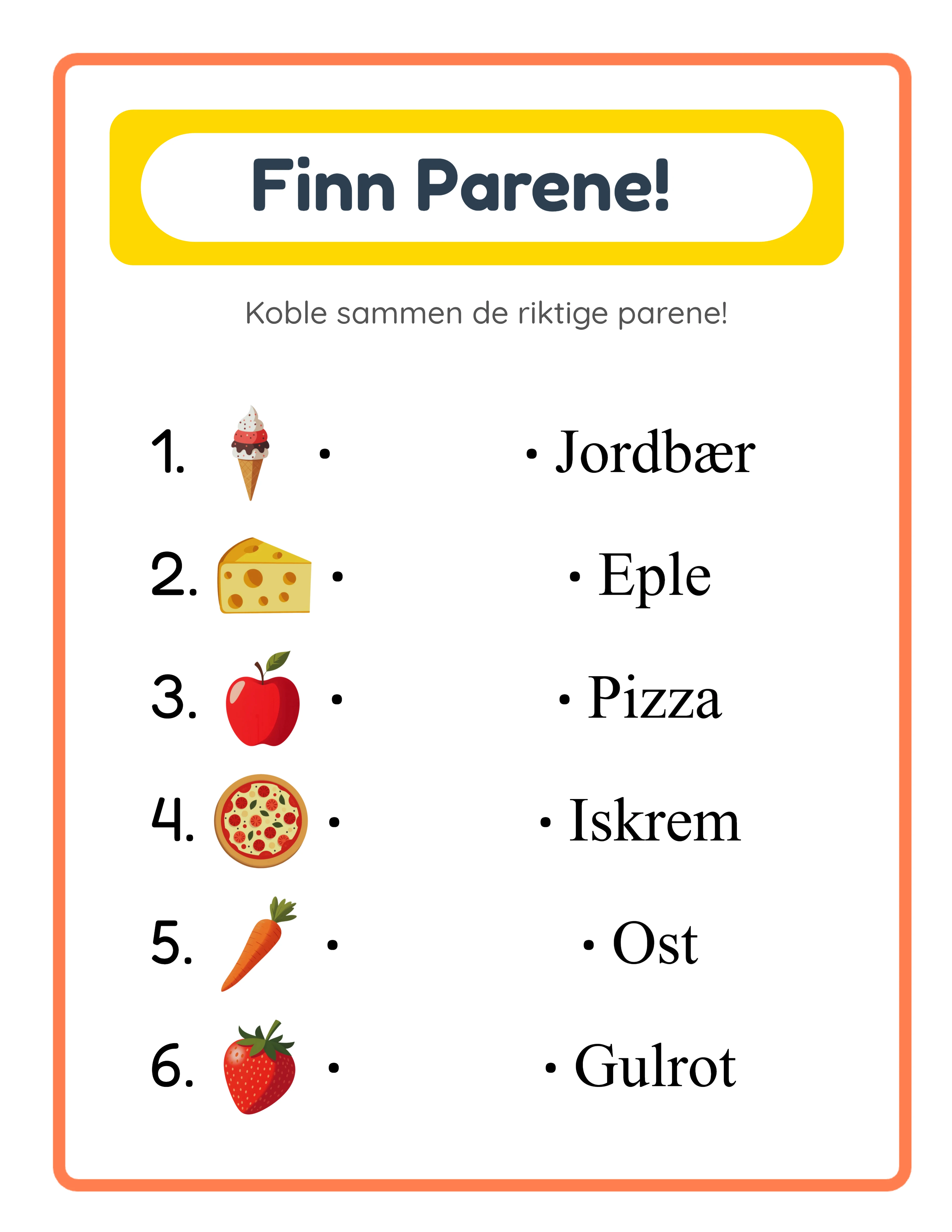 Finn Parene profesjonelt arbeidsark