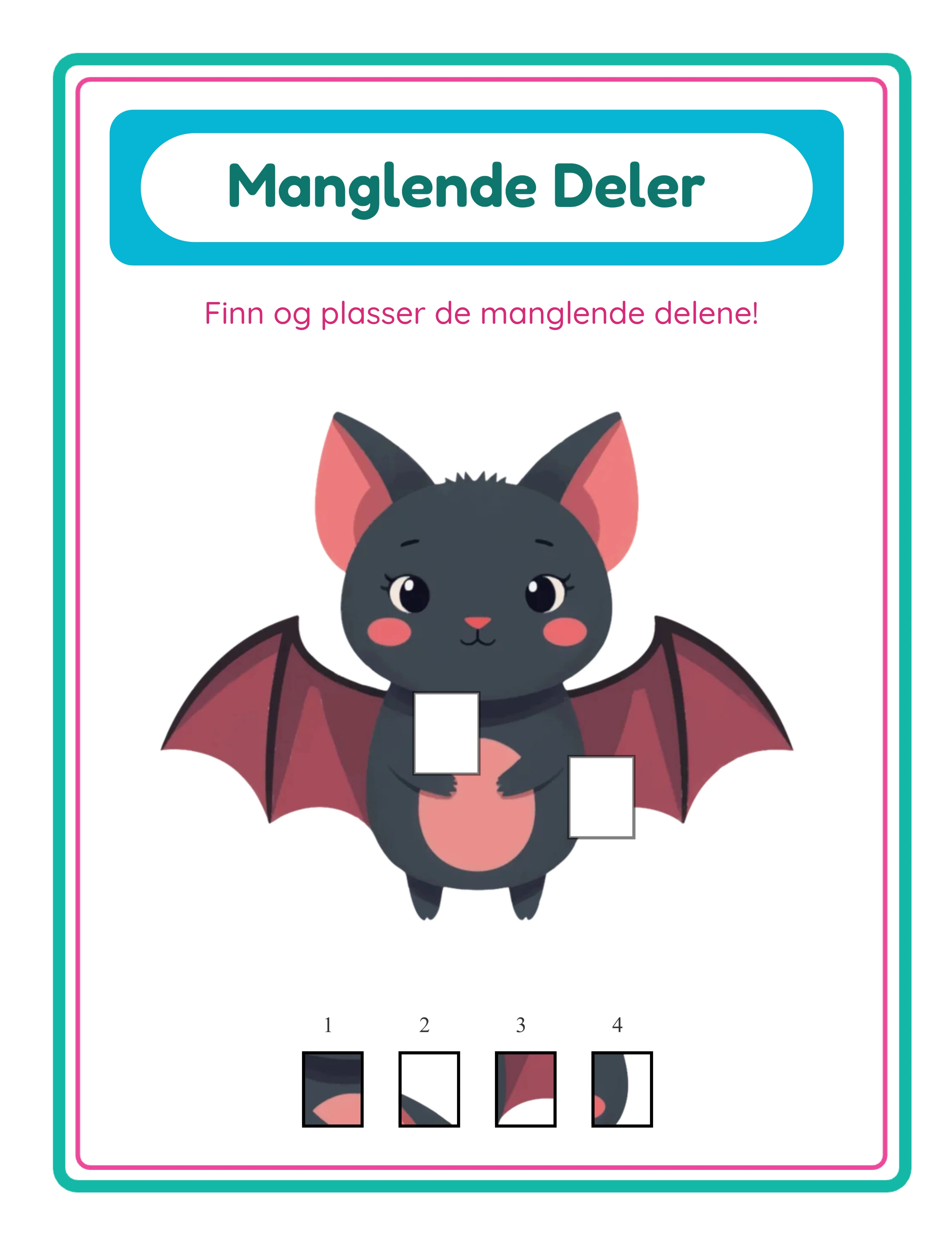 Featured missing pieces — engaging visual puzzle