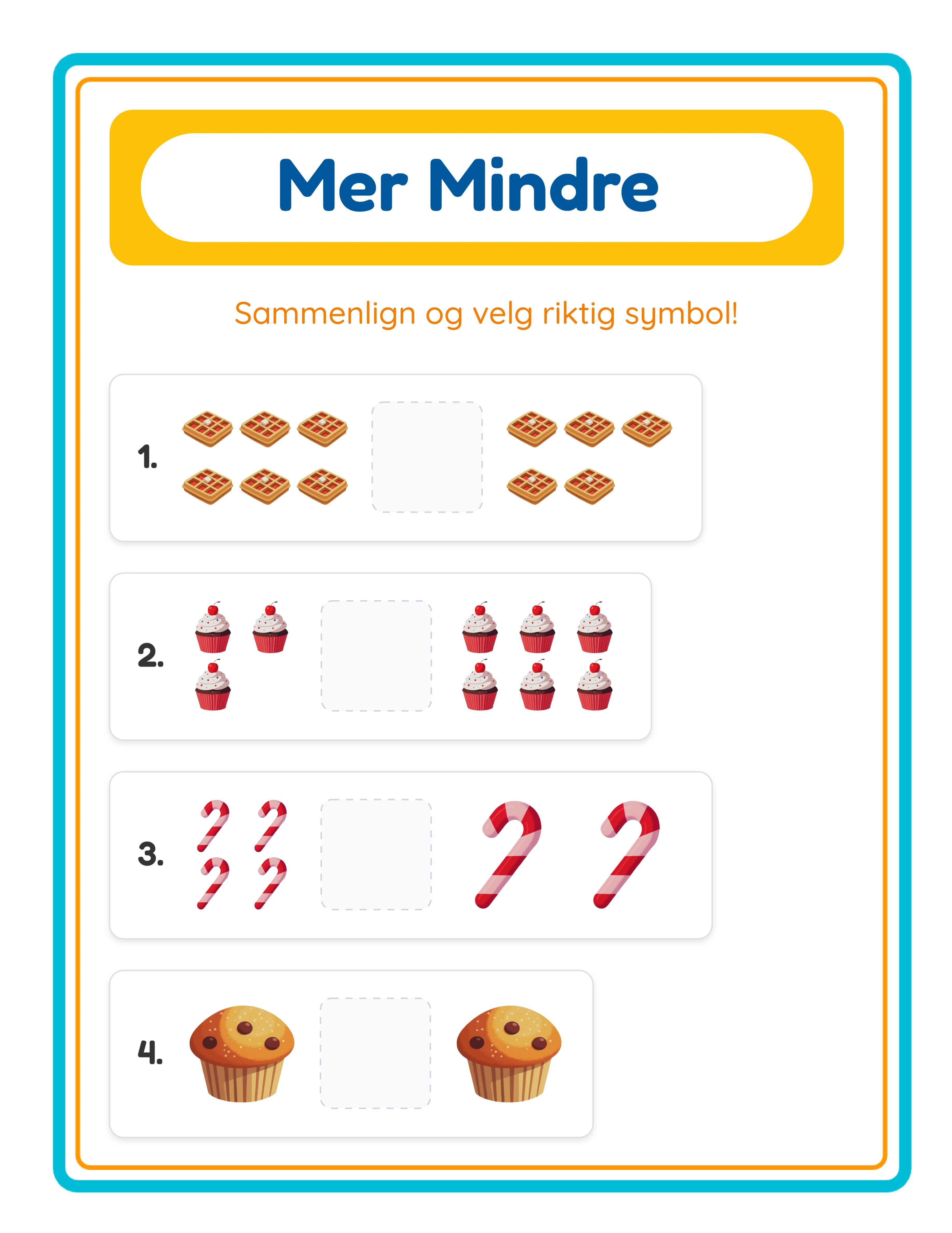 Mer eller Mindre mellomarbeidsark