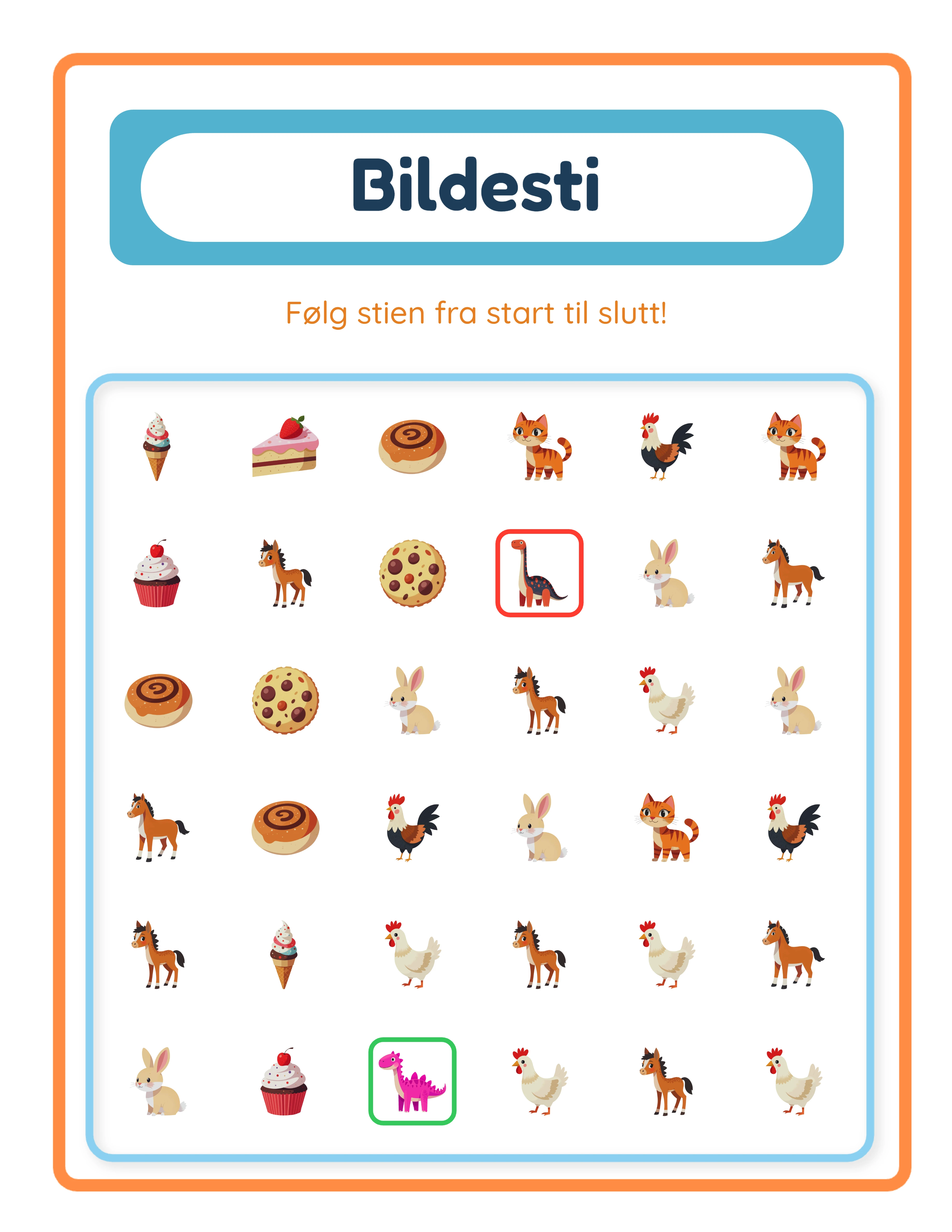 Bildesti mellomarbeidsark