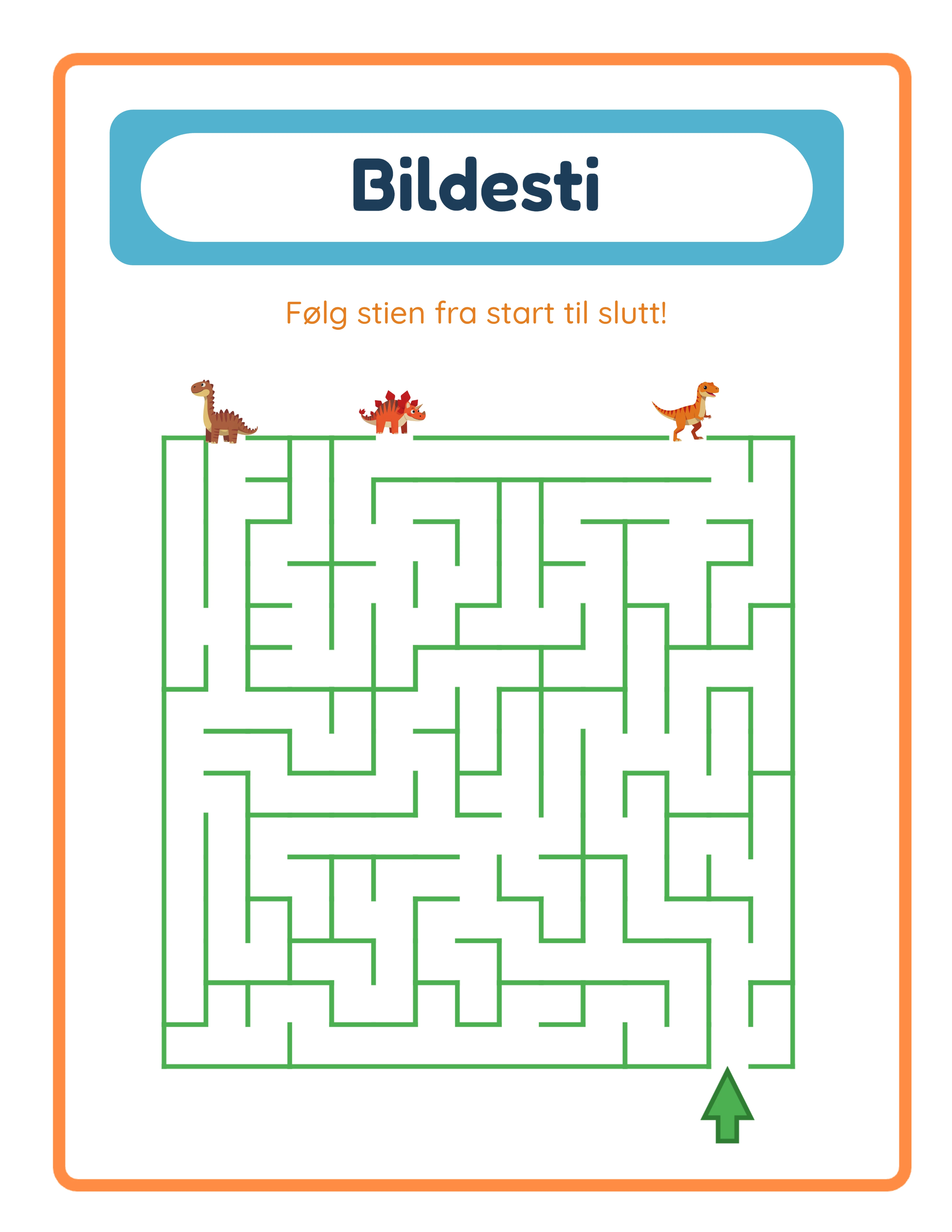 Bildesti profesjonelt arbeidsark