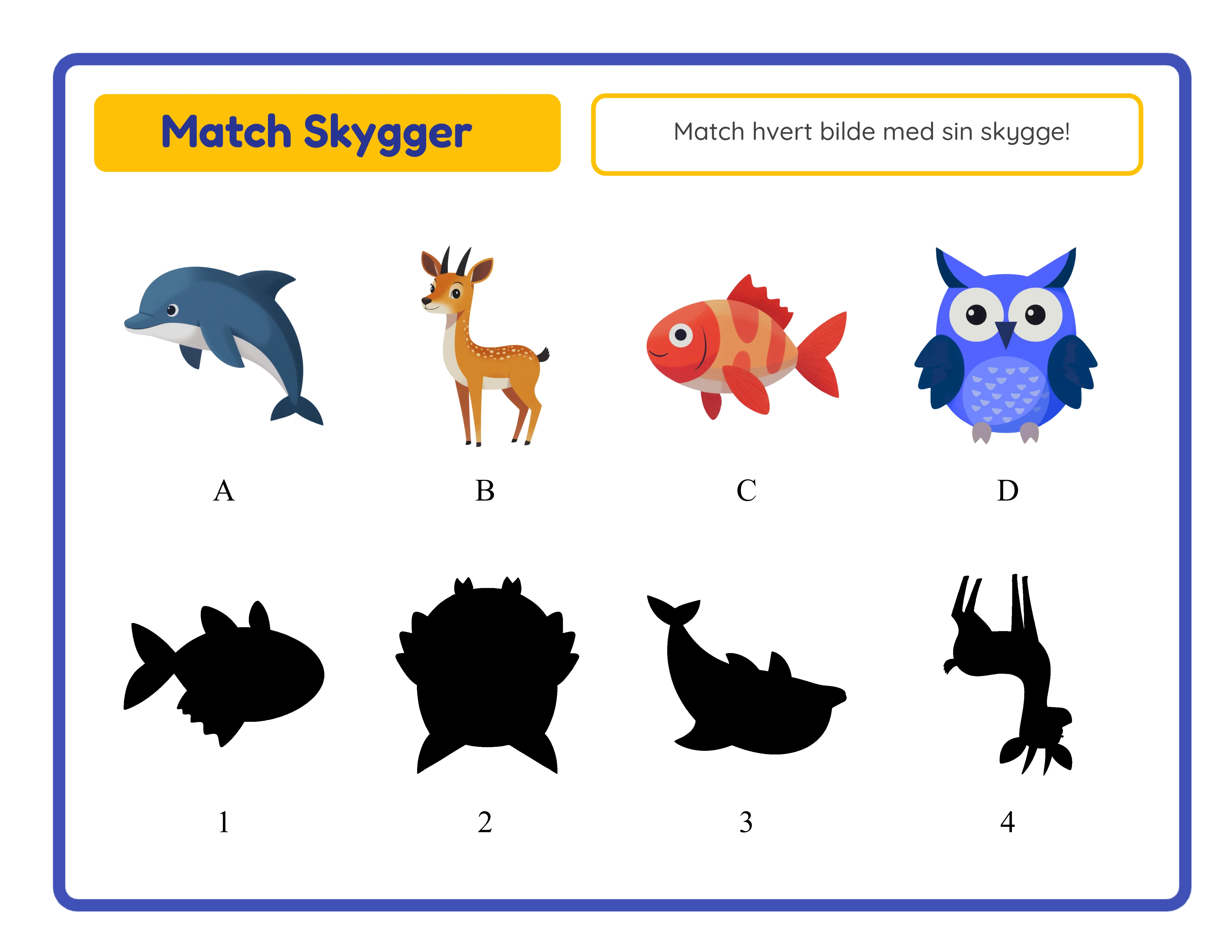 Skreddersydde skyggematch-tjenester for tidlig barndomslæring