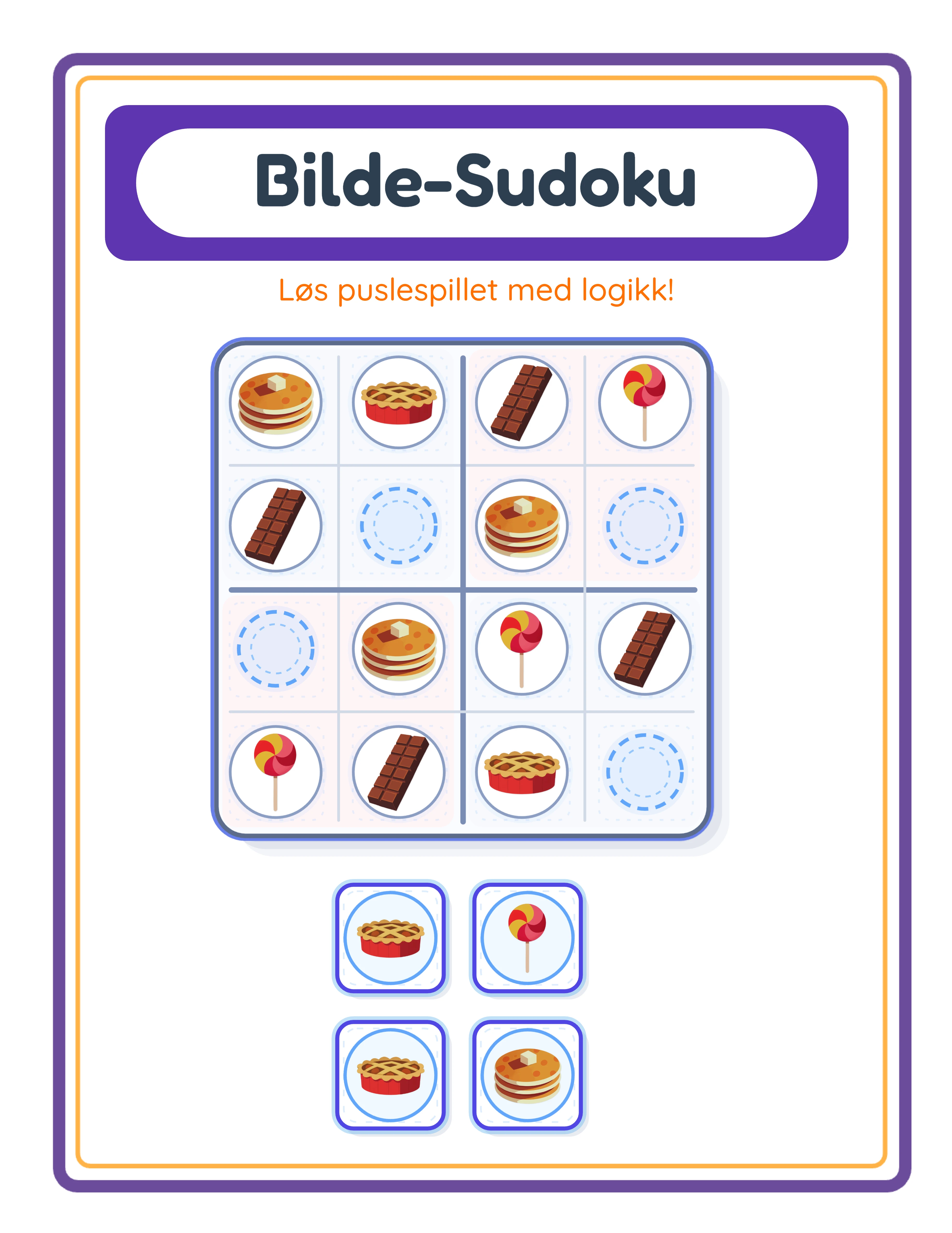 Sudoku mellomarbeidsark