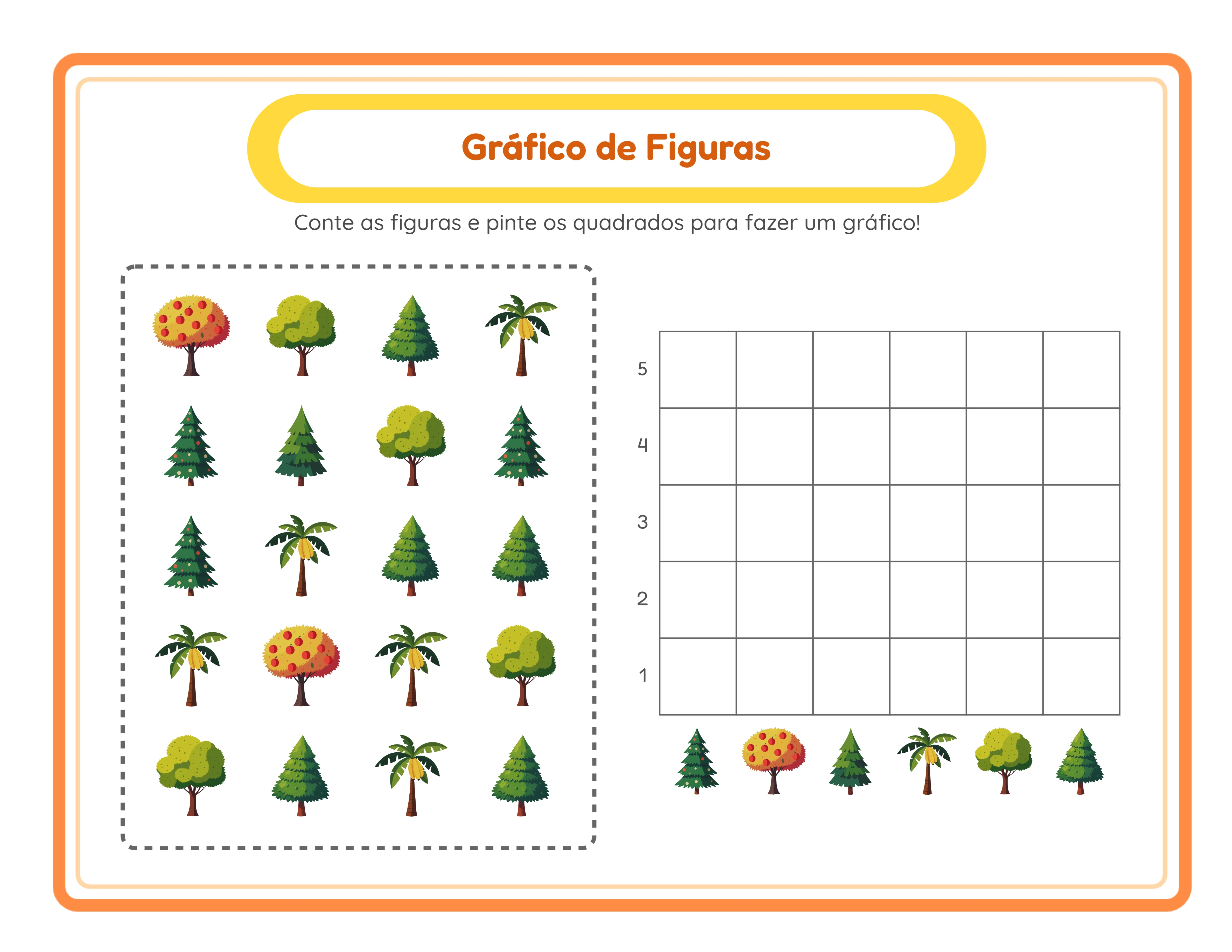 Criar e interpretar gráficos com imagens — Folha de trabalho exemplo 2