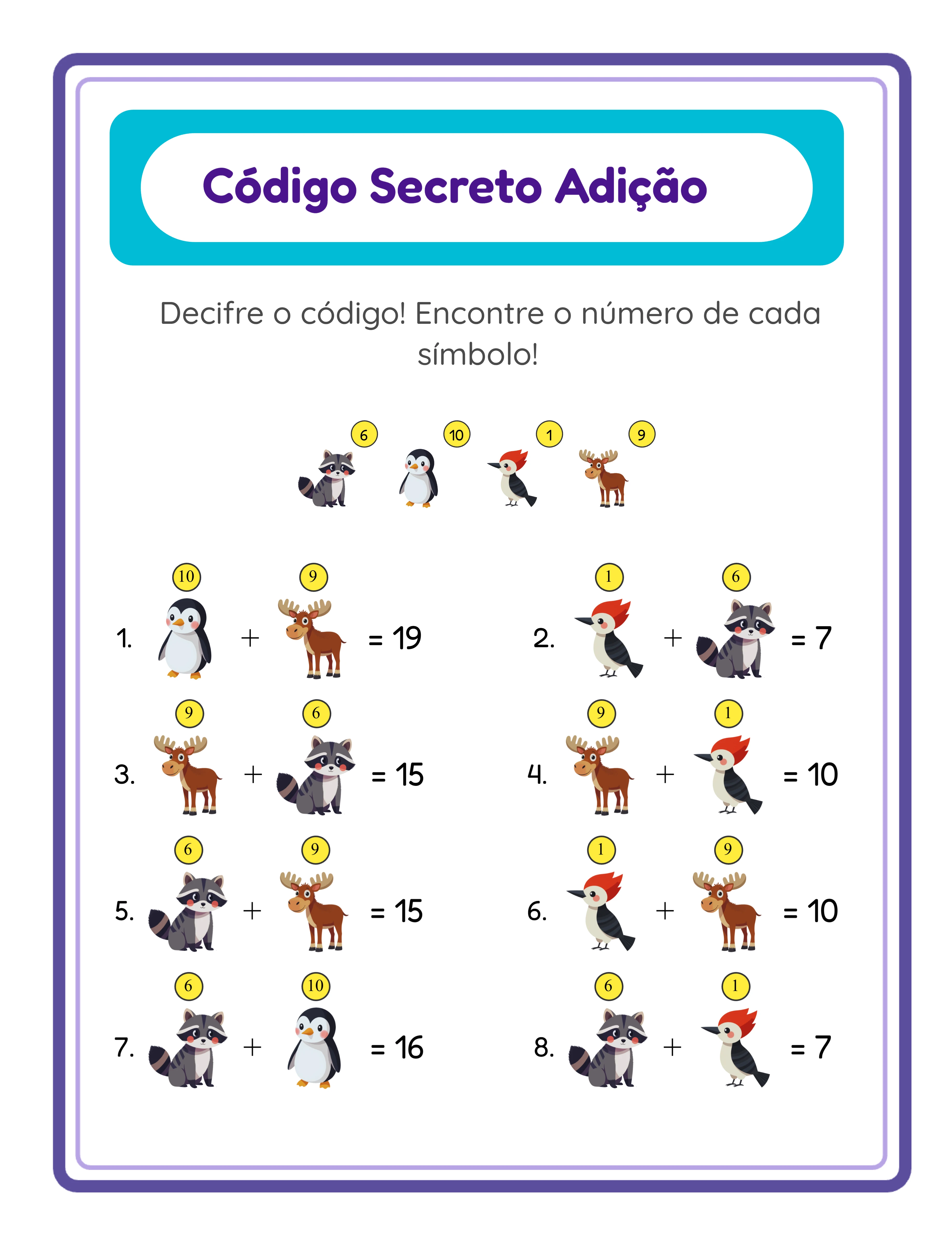 Gabarito do decifrador