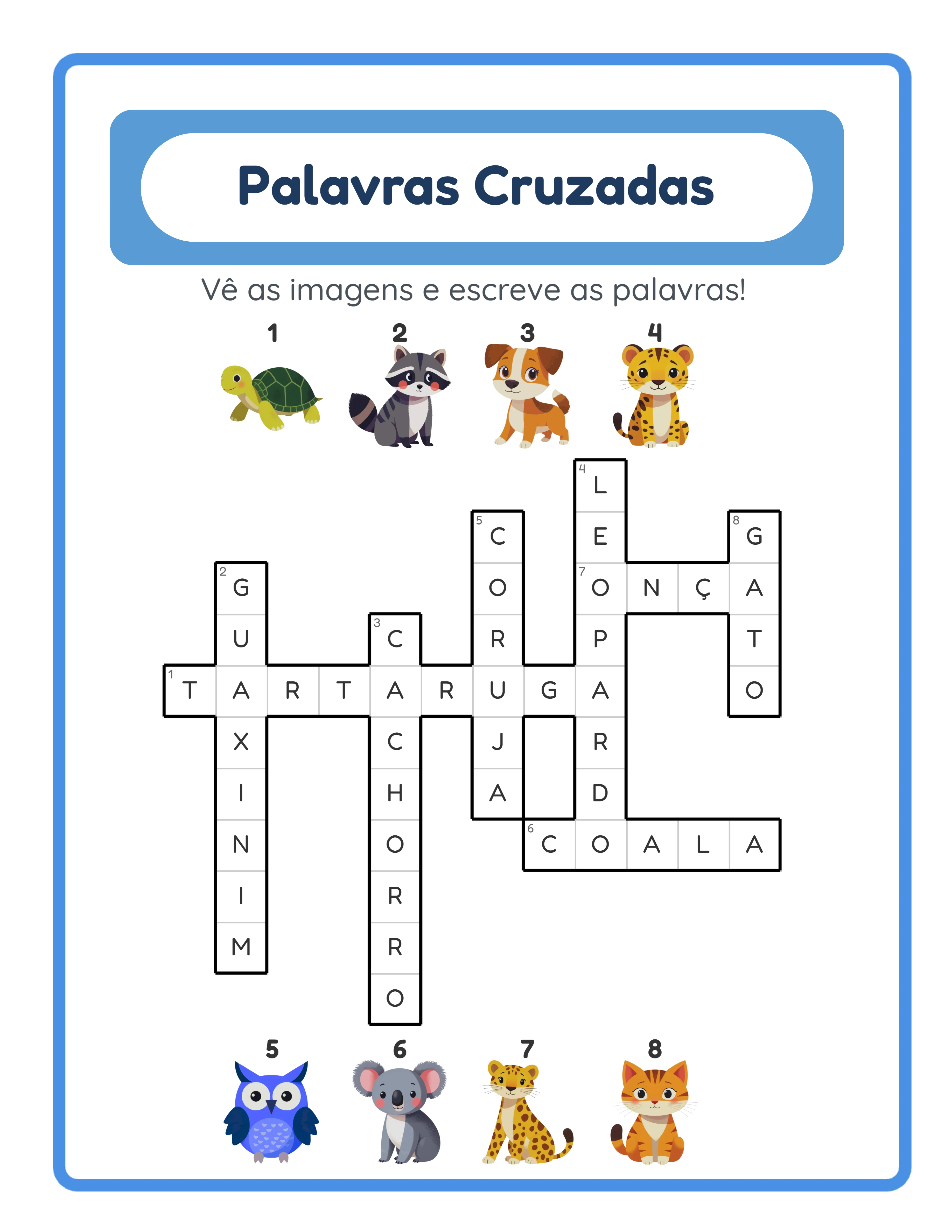 Chave de resposta — Chave de respostas