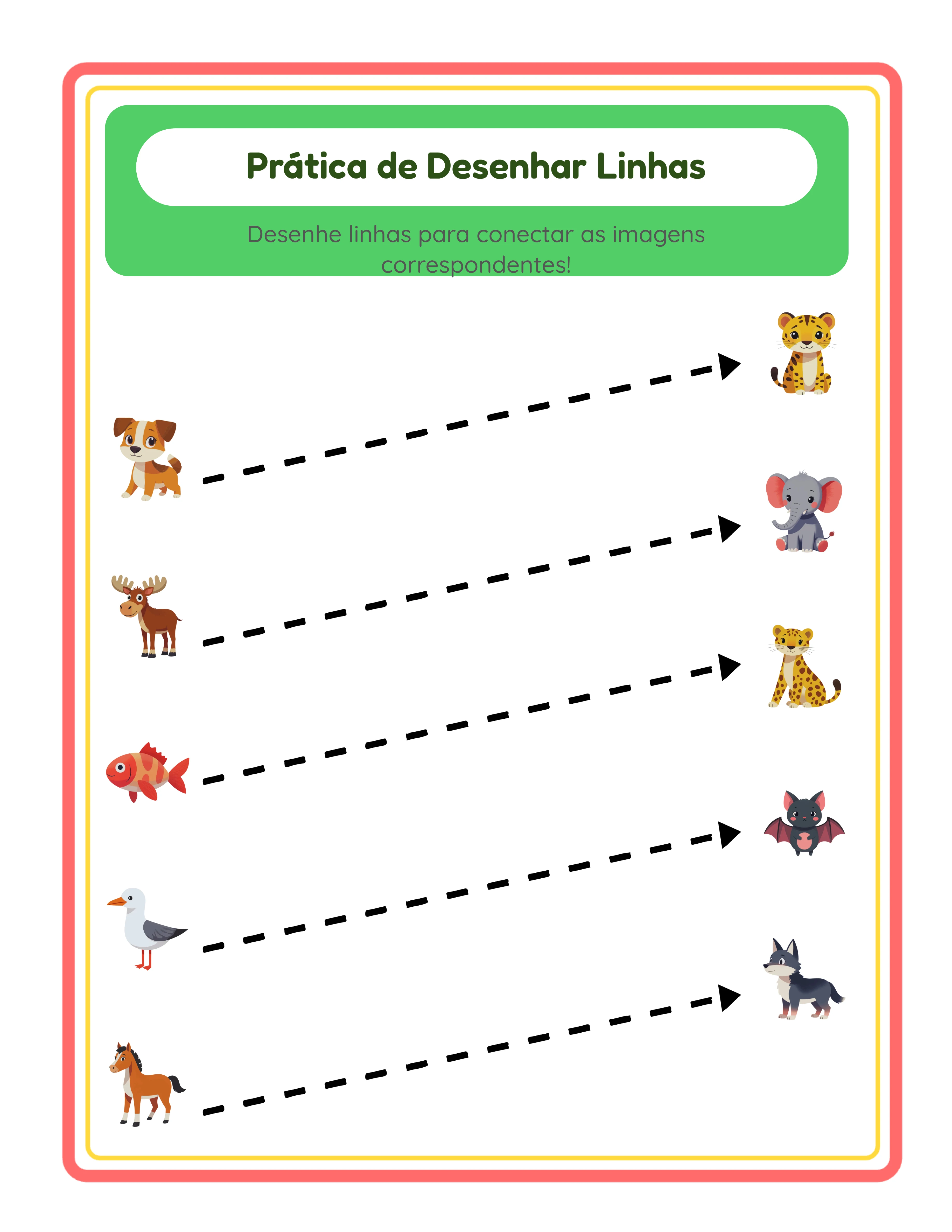 Traçado de percursos — Folha de trabalho profissional