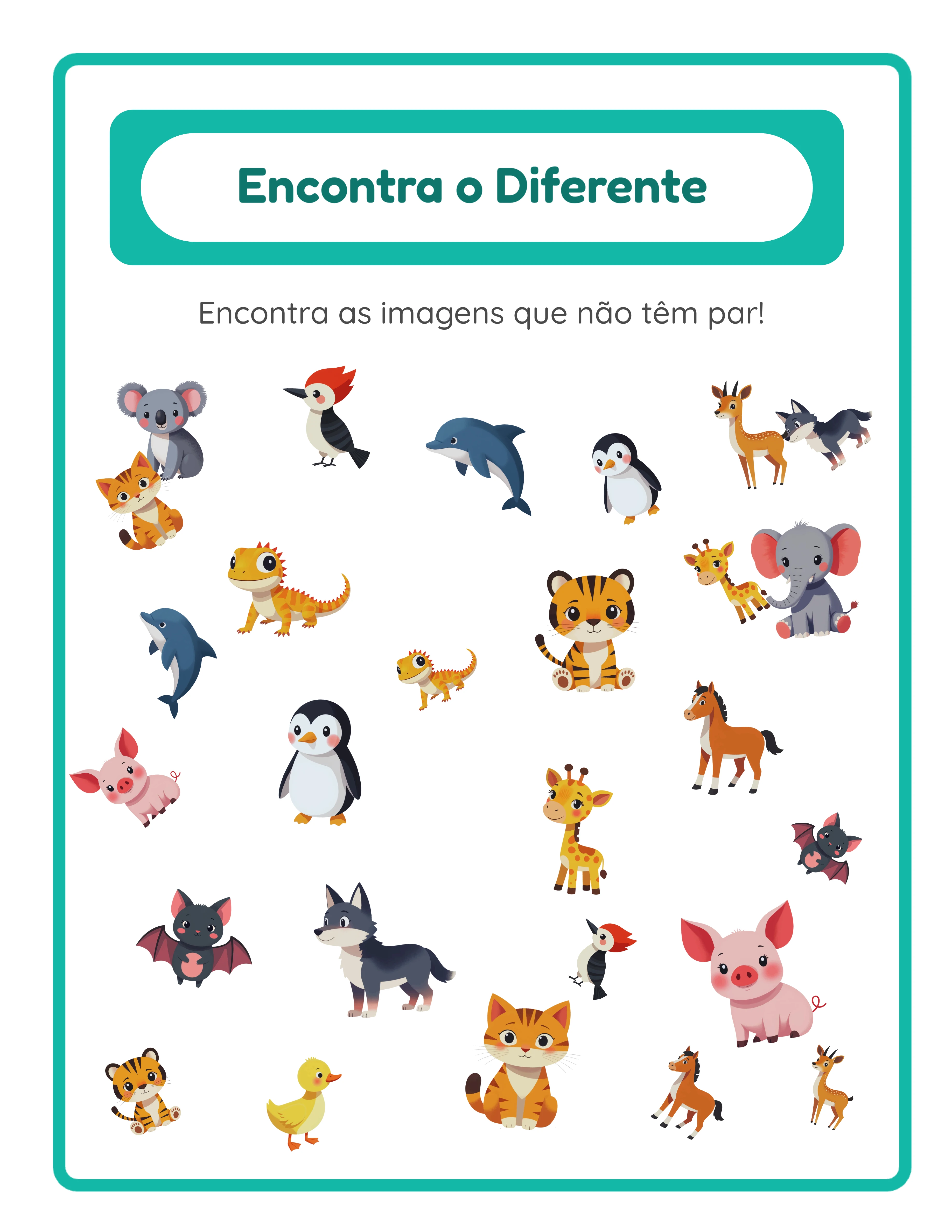 Encontre os objetos — variante temática