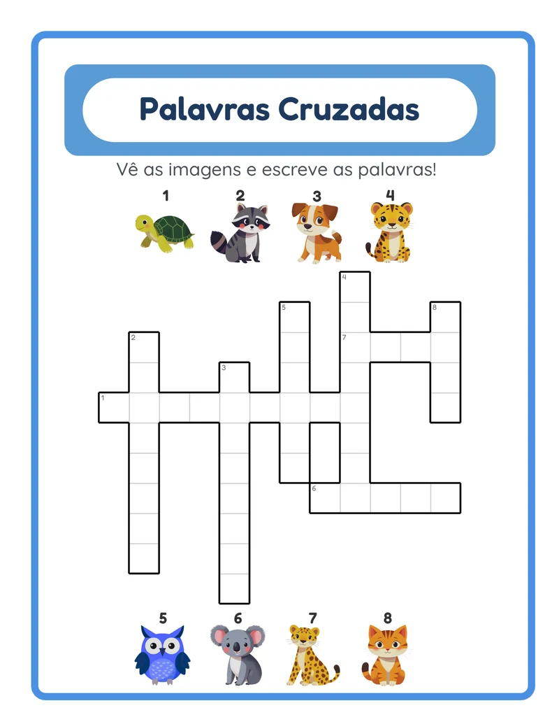 Palavras cruzadas
