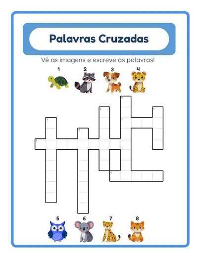 Palavras cruzadas