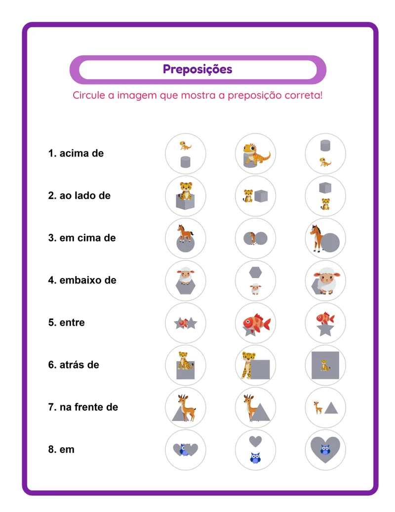 Preposições