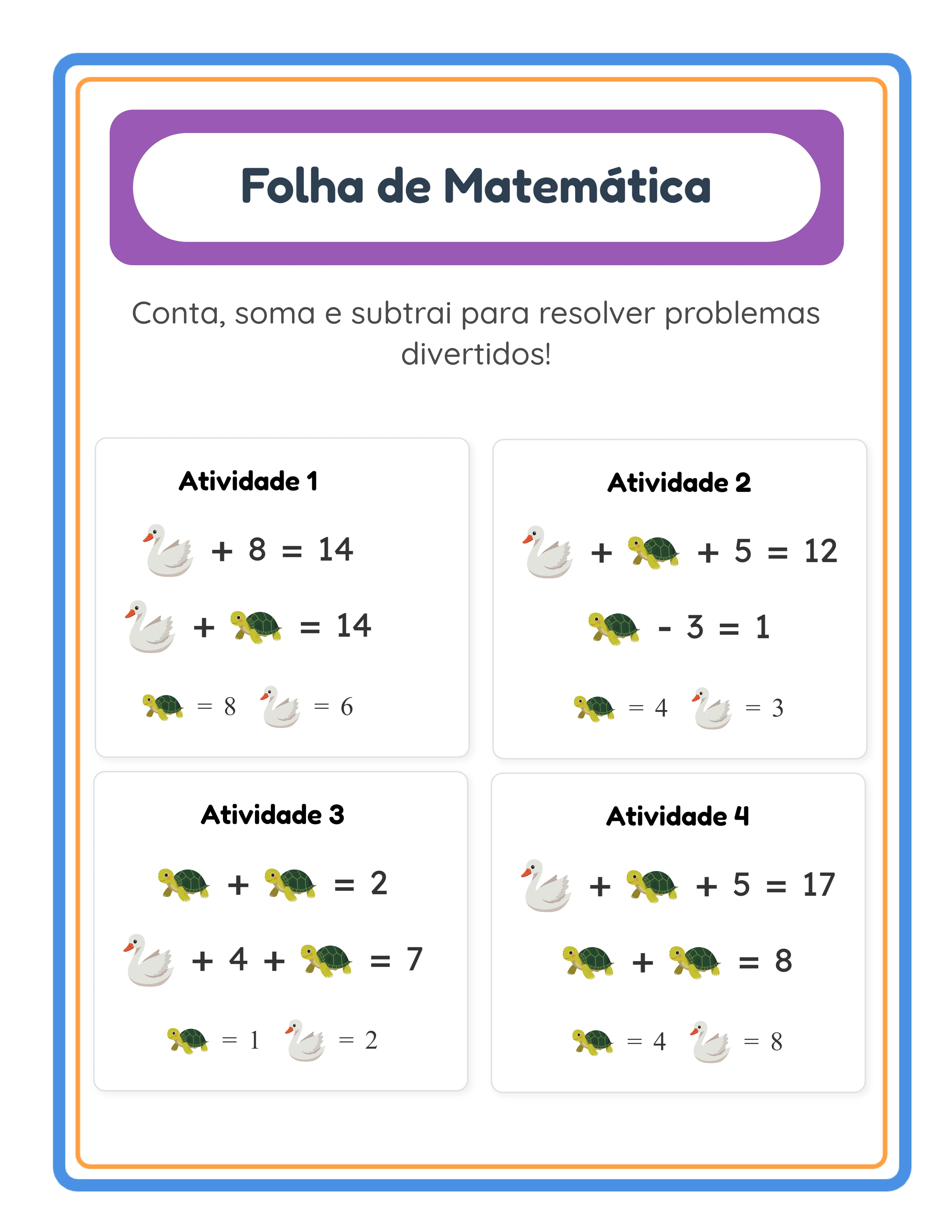 Gabarito de álgebra visual
