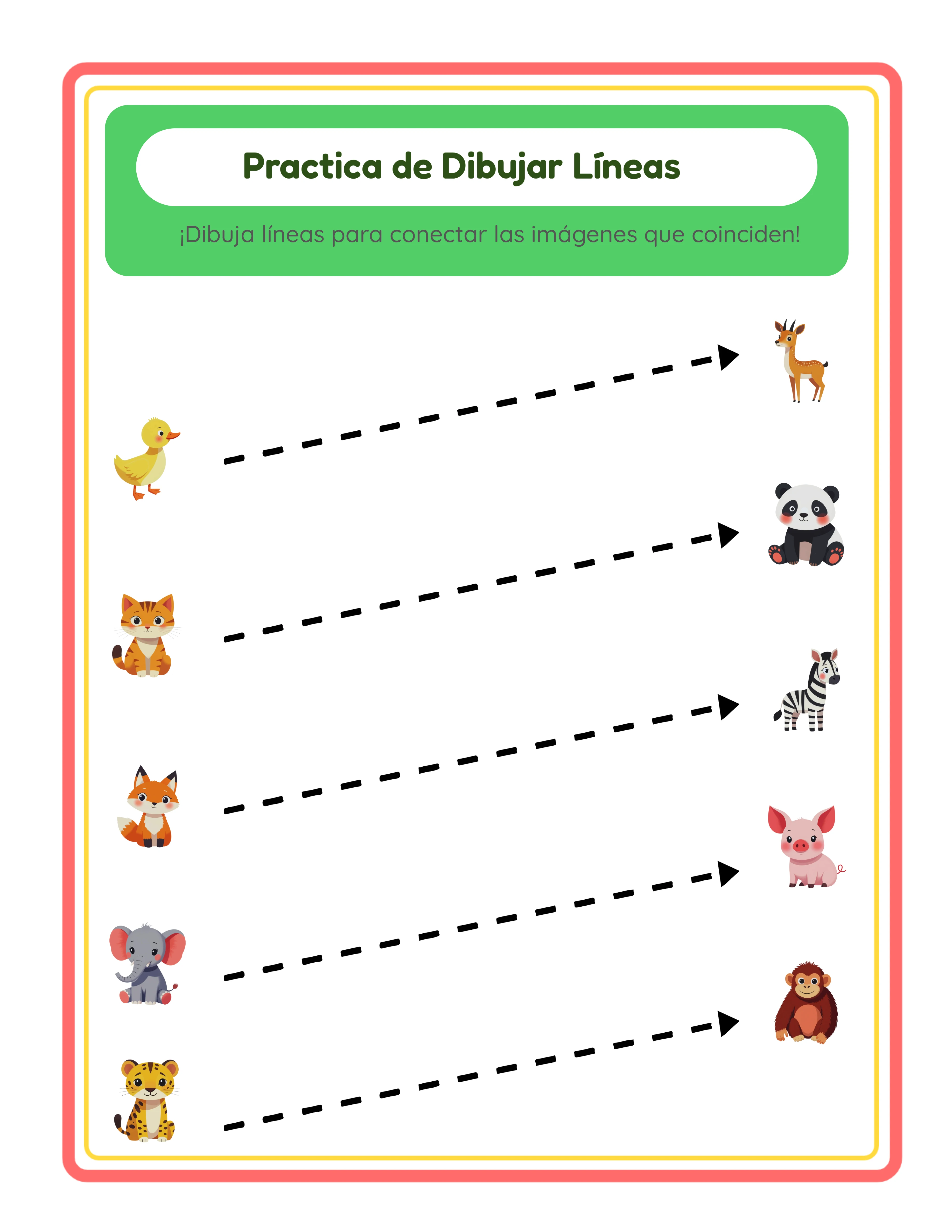 Trazado de líneas — variante temática