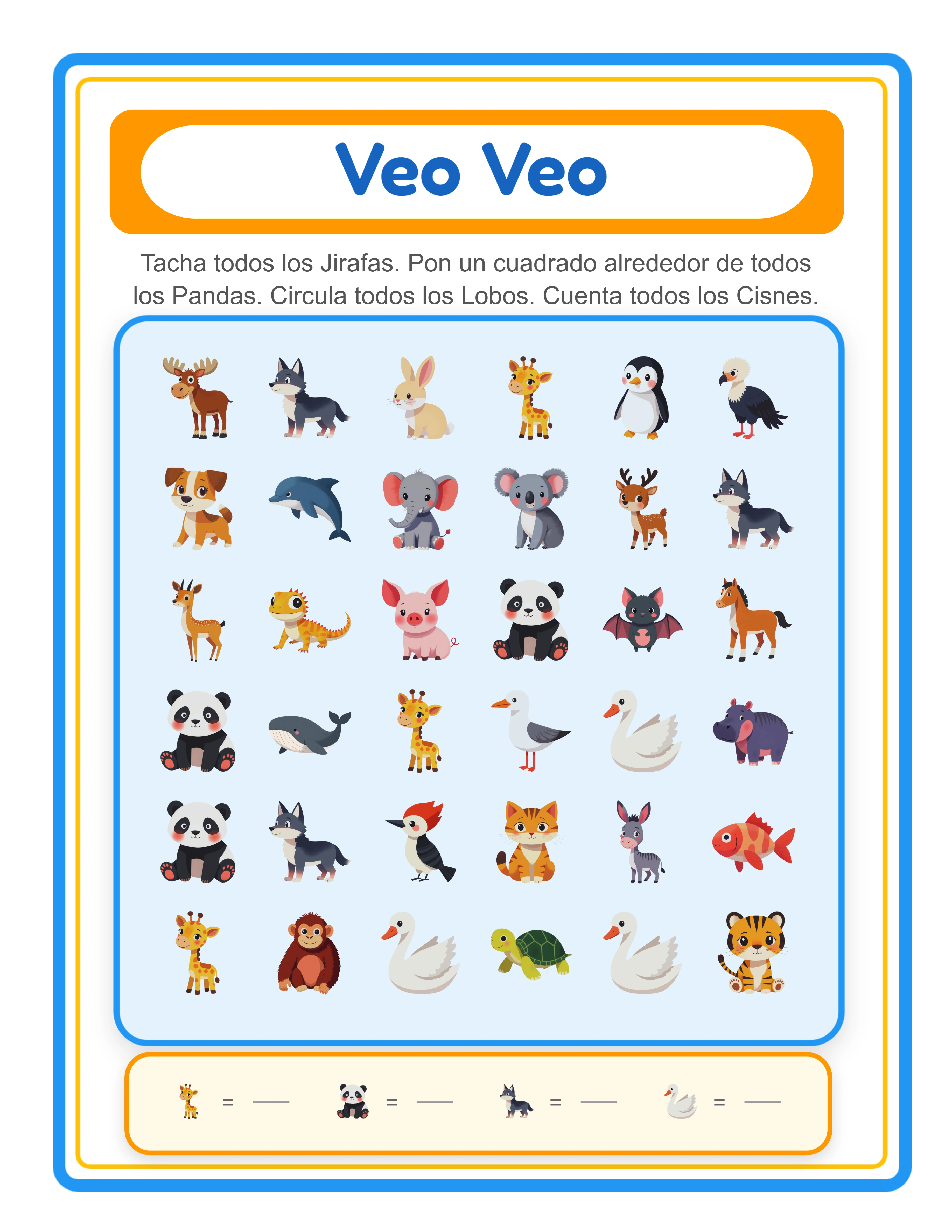 Busca y encuentra — búsqueda y conteo temático