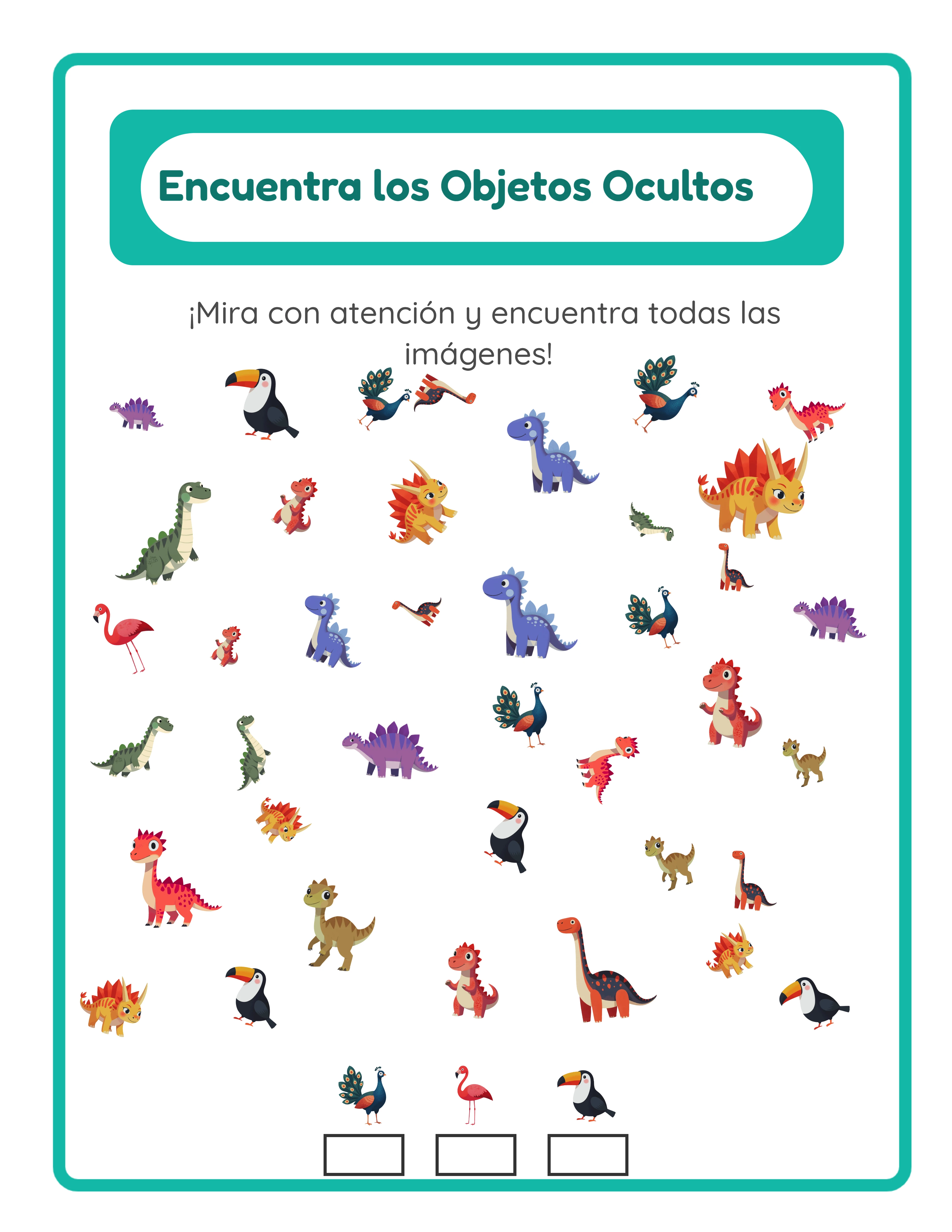 Encontrar objetos ocultos — Hoja de trabajo ejemplo 3