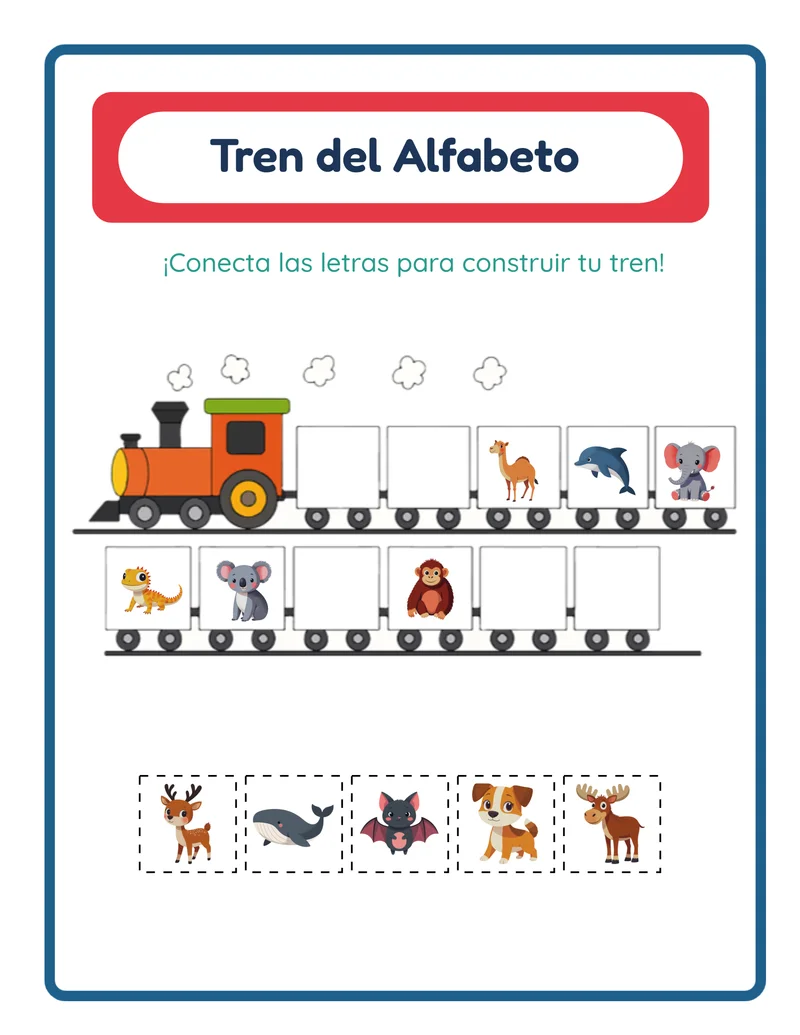Tren del abecedario