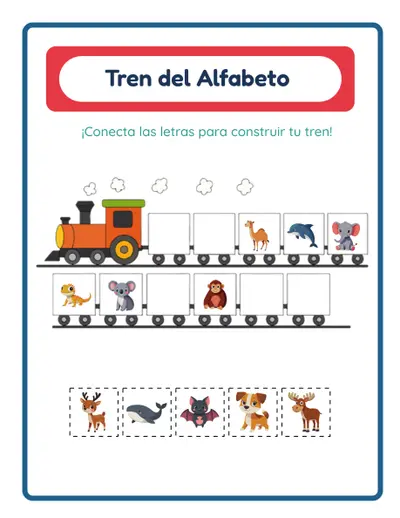 Tren del abecedario