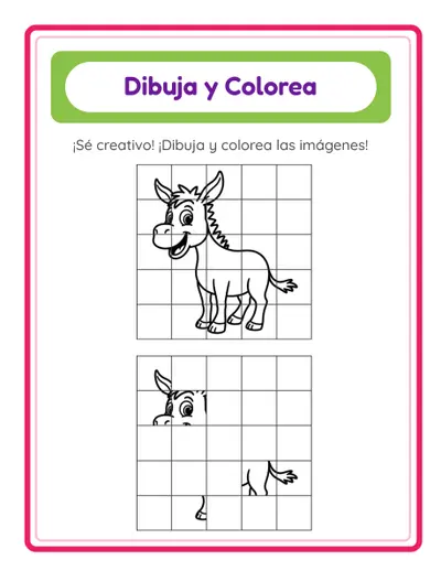 Dibuja y Colorea