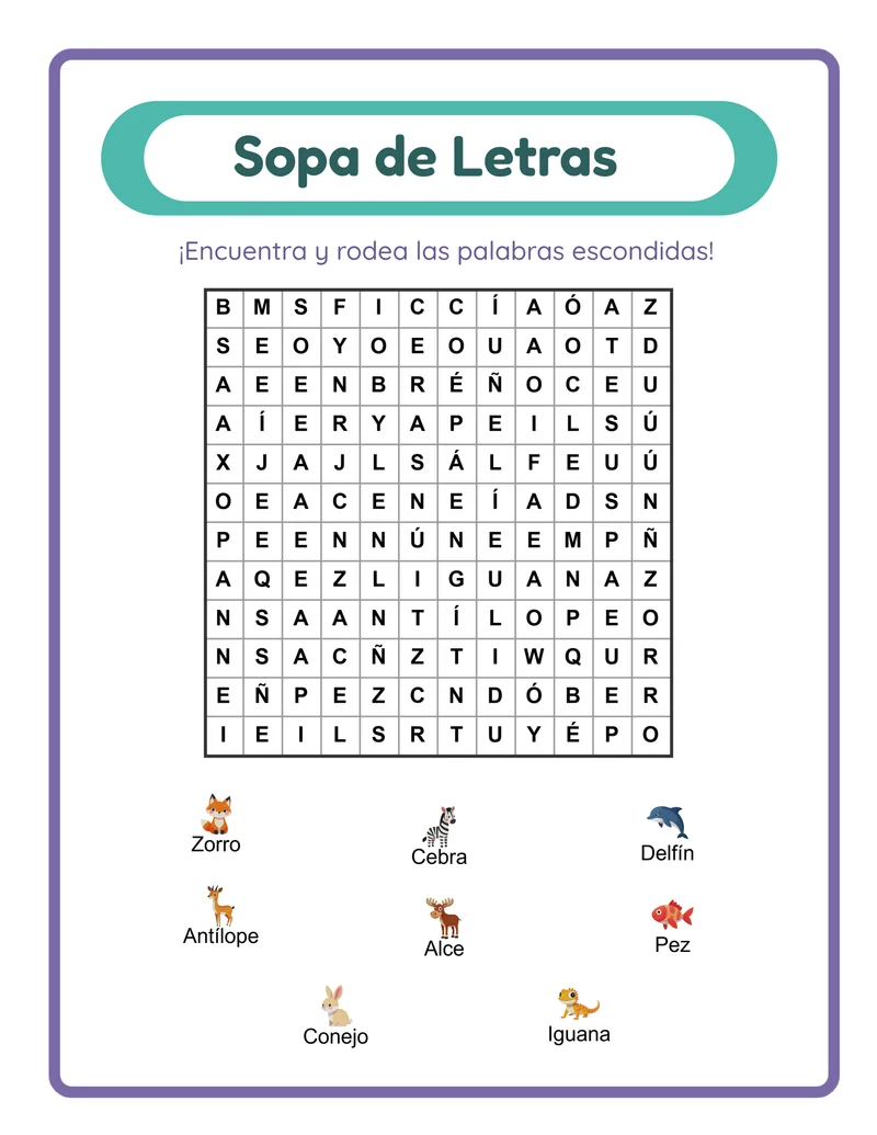 Sopa de letras