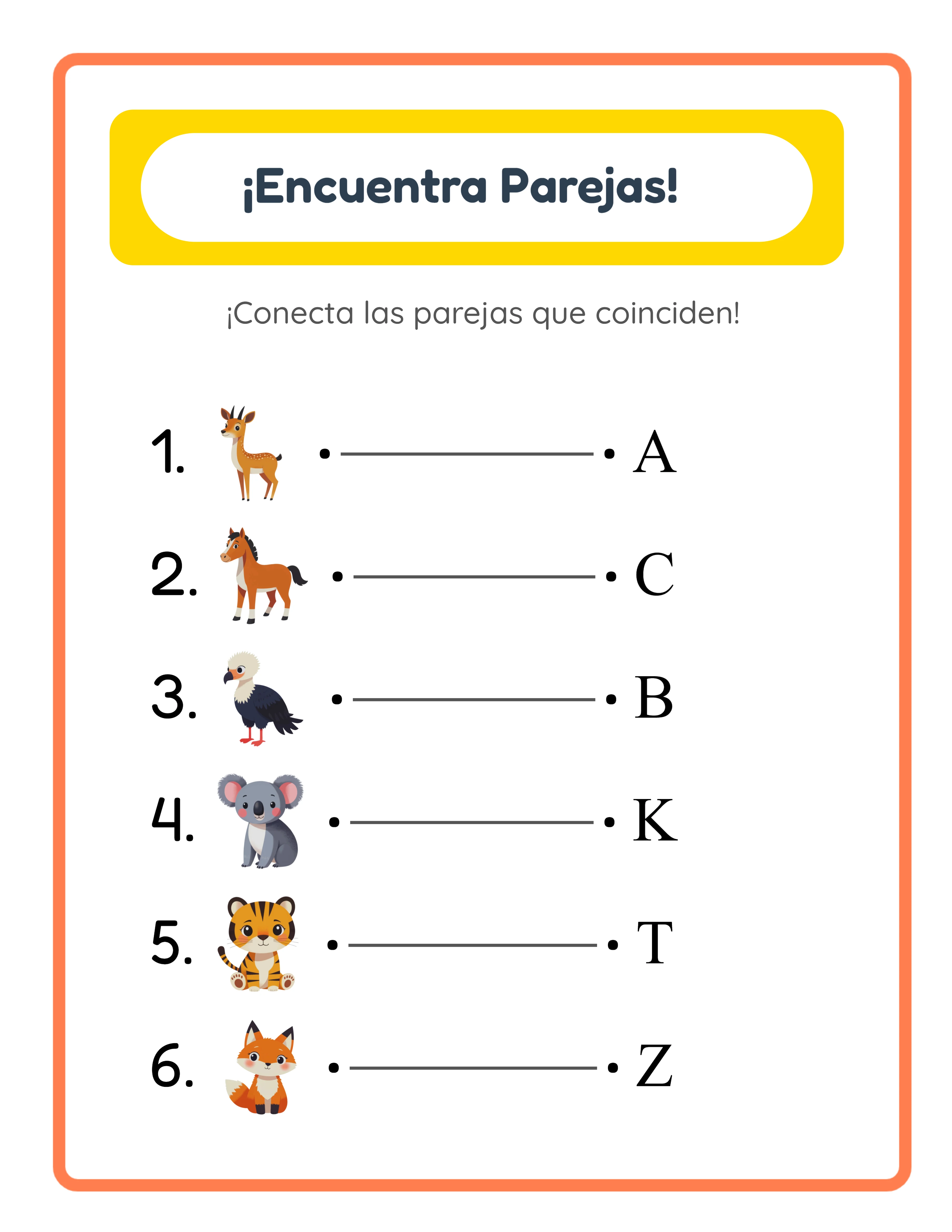 Clave de respuestas de asociación